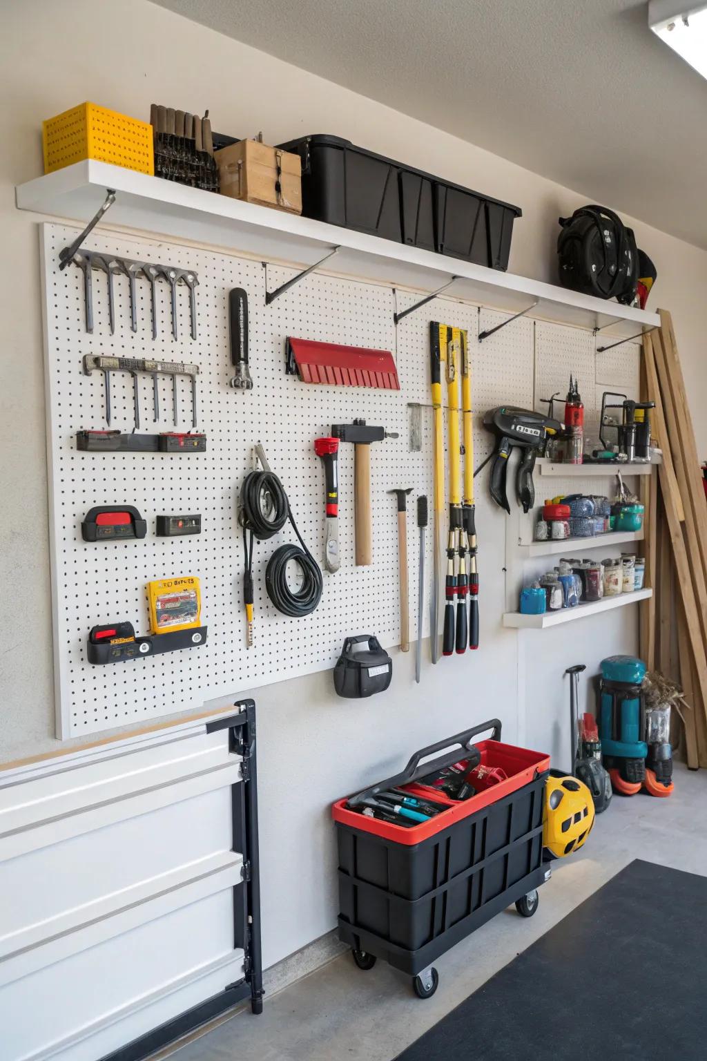 With vertical storage, you can keep your garage neat and working well.