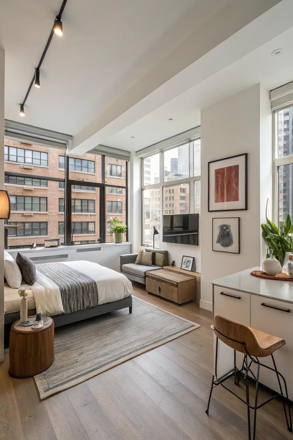 Open-plan living boosts space and enhances flow.