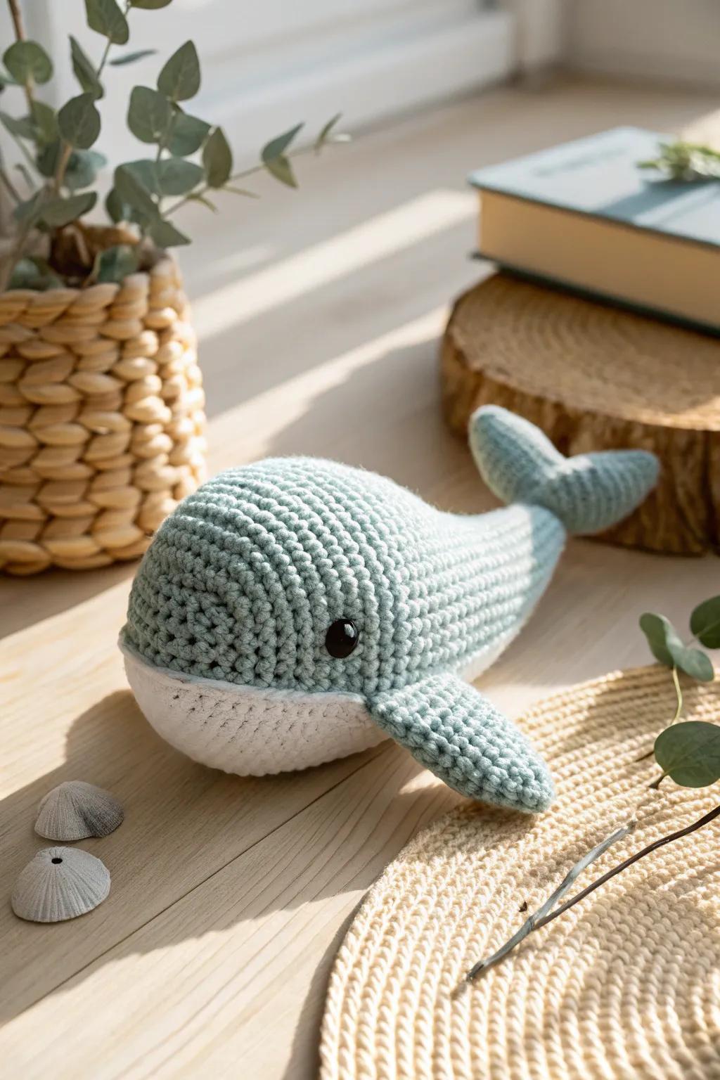 Made with love: Savor the allure of simple amigurumi artwork.