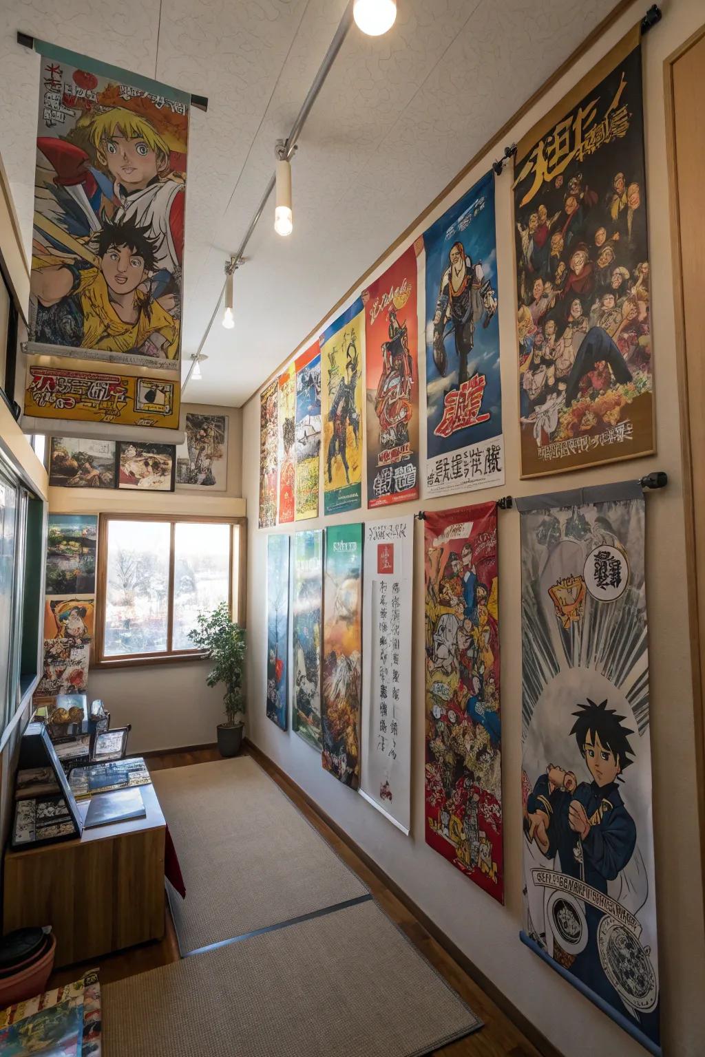 Anime-themed decor brings cherished moments to life, creating a vibrant setting.
