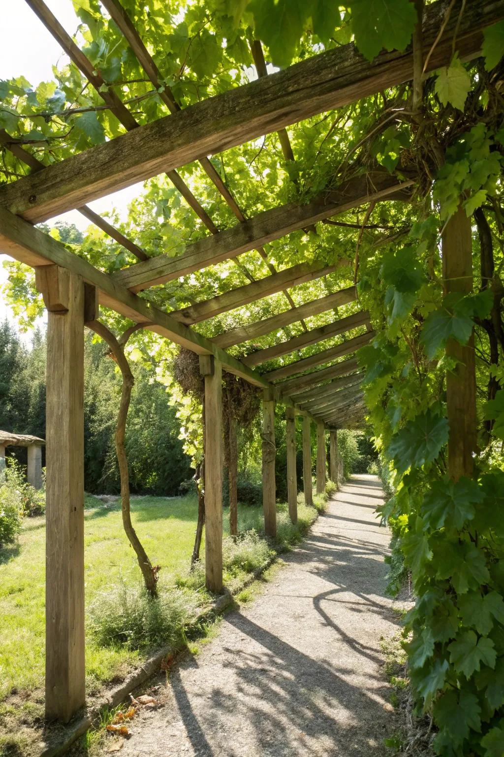 Elegant supports enhance your vineyard's visual appeal and functionality.