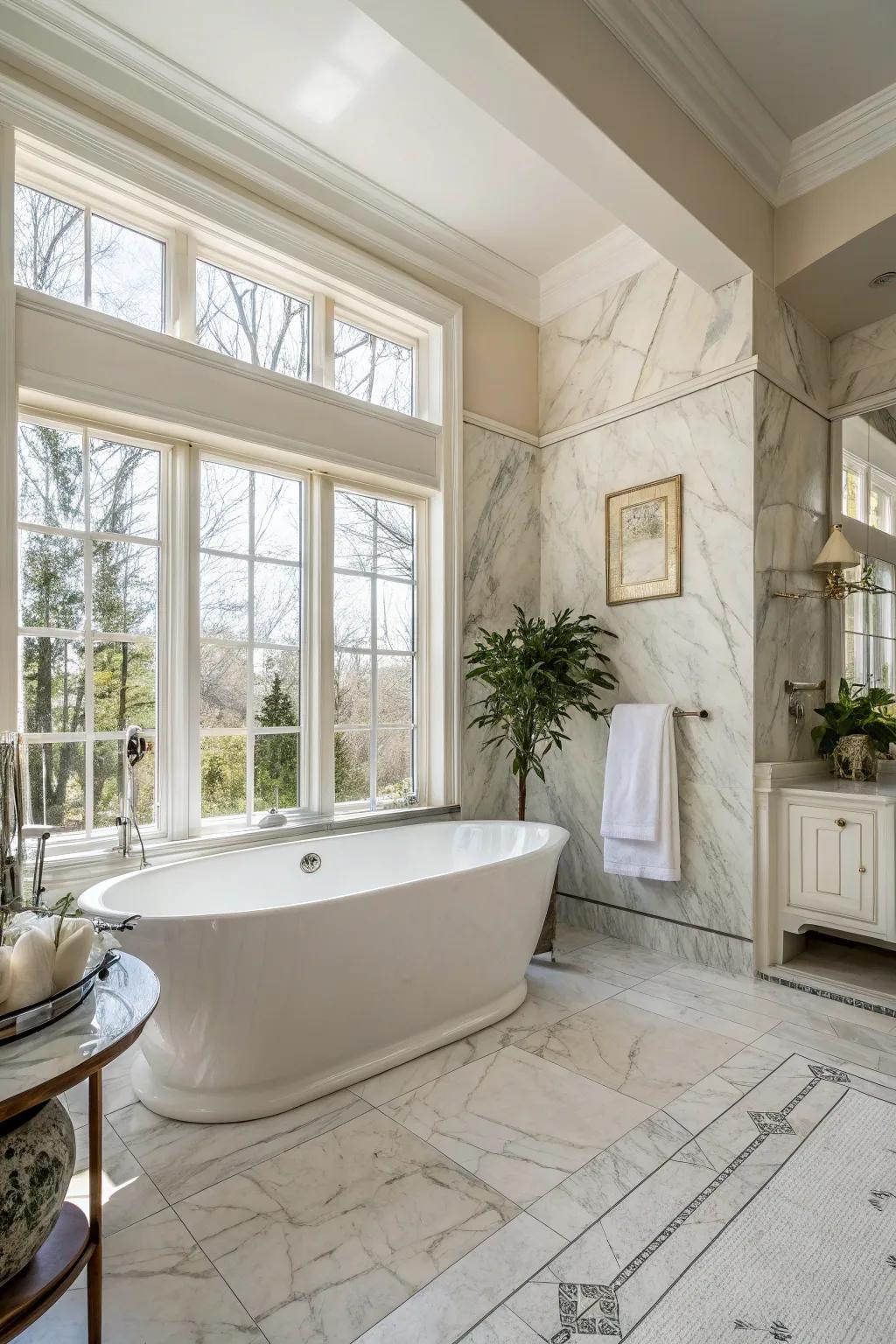 Eternal sophistication with classic granite tiling