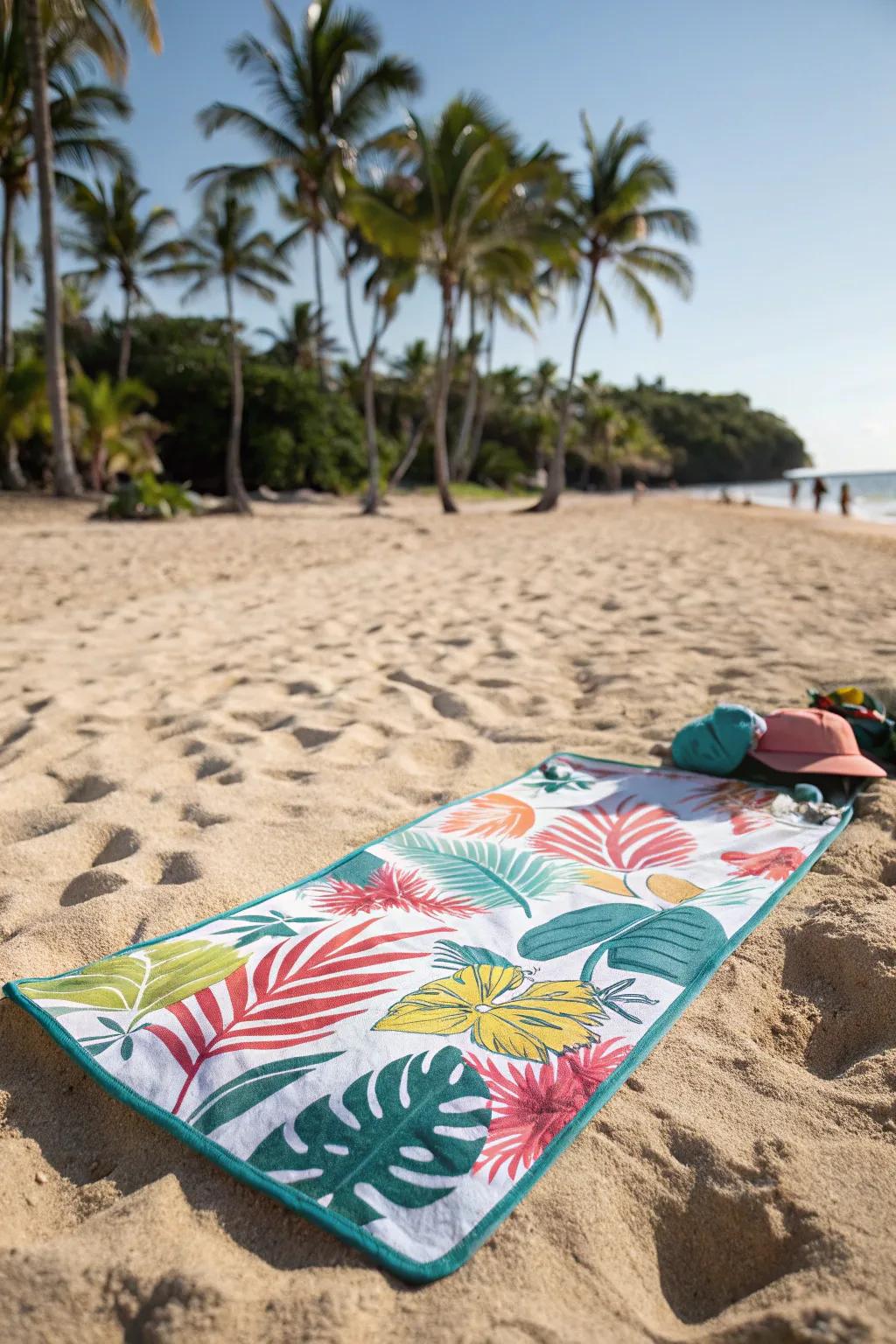 Personalize beach days with custom-designed towels.