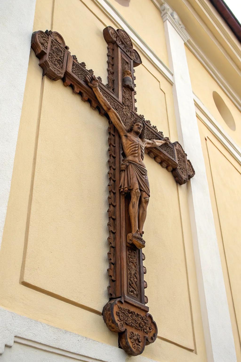 A divine effigy stands as the focal point of your prayer space, directing your thoughts during contemplation.