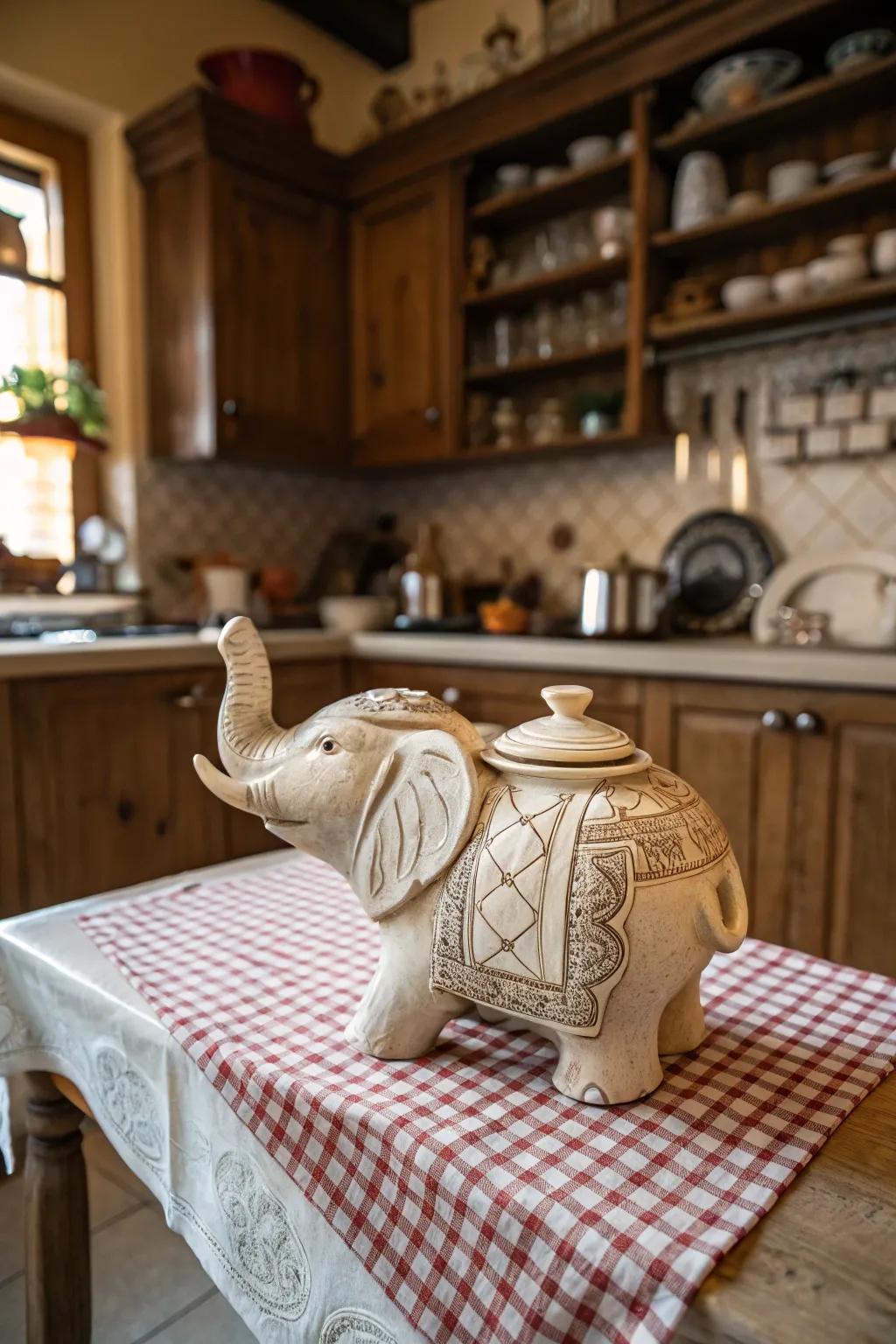 A quirky animal-form porcelain kettle gives charm to any party. <strong><em>Especially delightful.</em></strong>&rdquo; loading=&rdquo;lazy&rdquo; class=&rdquo;pimg&rdquo;>
	</picture><figcaption>A quirky animal-form porcelain kettle gives charm to any party. <strong><em>Especially delightful.</em></strong></figcaption></figure>
<p>Envision pouring tea from a kettle shaped like an adorable elephant or a fun-loving kitty. I once found a bunny-shaped kettle at a local bazaar, and it never fails to make my guests happy. <strong><em>Aren&rsquo;t those tiny details wonderful?</em></strong></p>
<h3>A few suggestions:</h3>
<ul class=