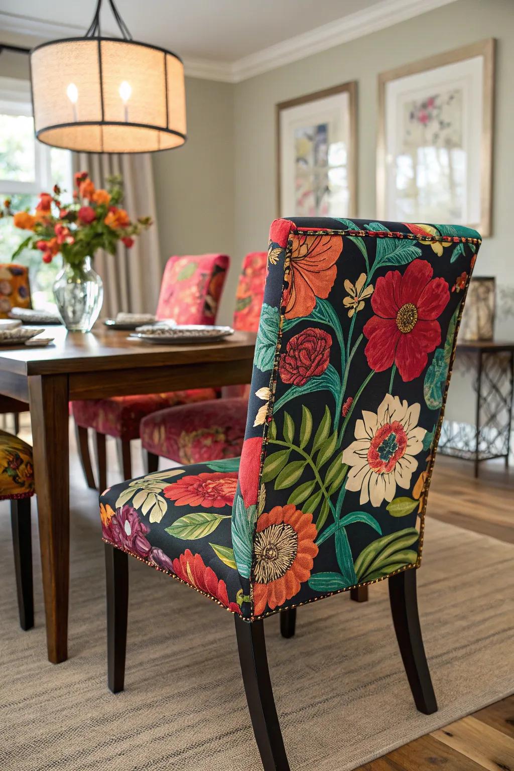 Strong patterns inject vigor and thrill into an area.