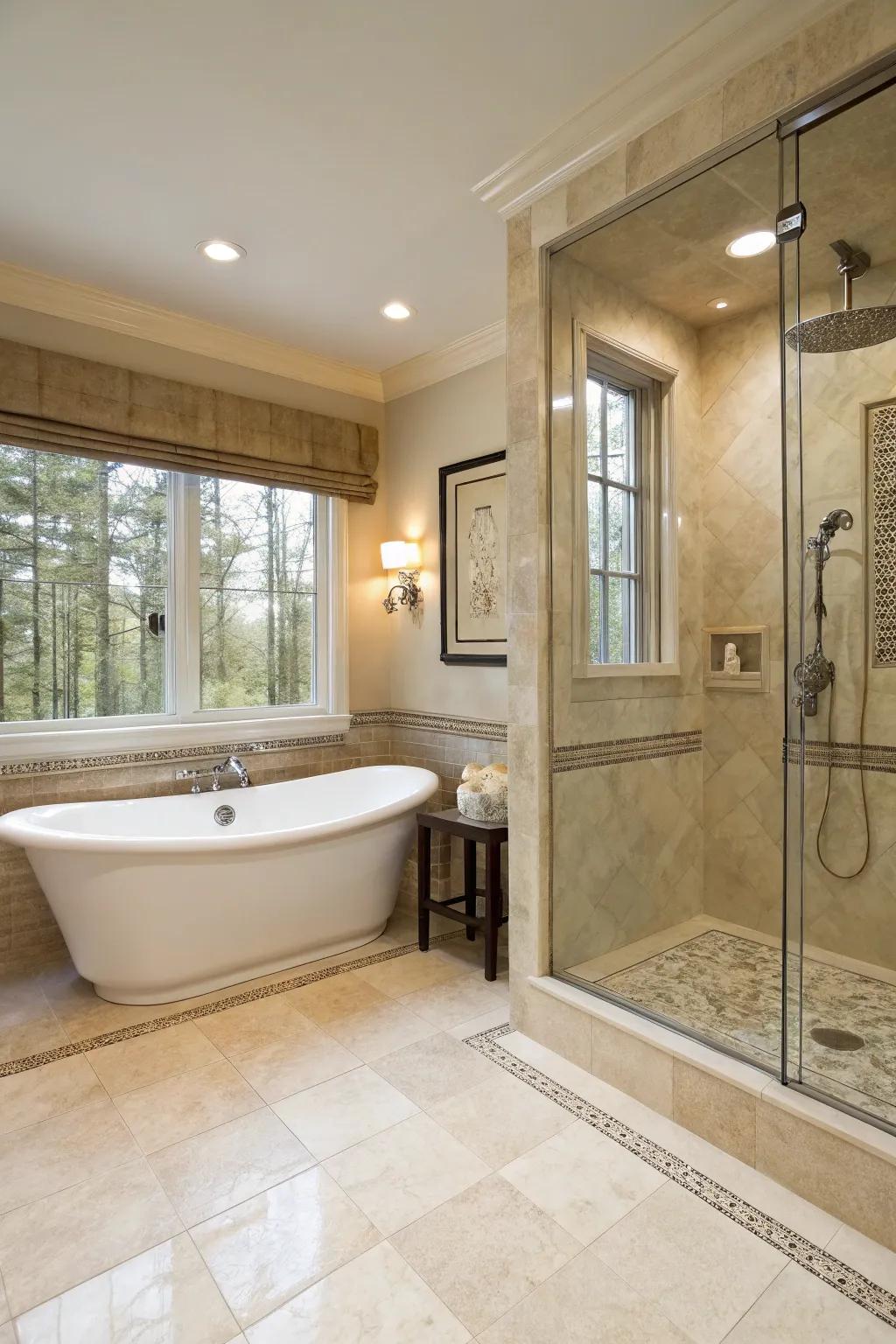 Transform your bathroom into a spa-inspired escape with ivory dream.