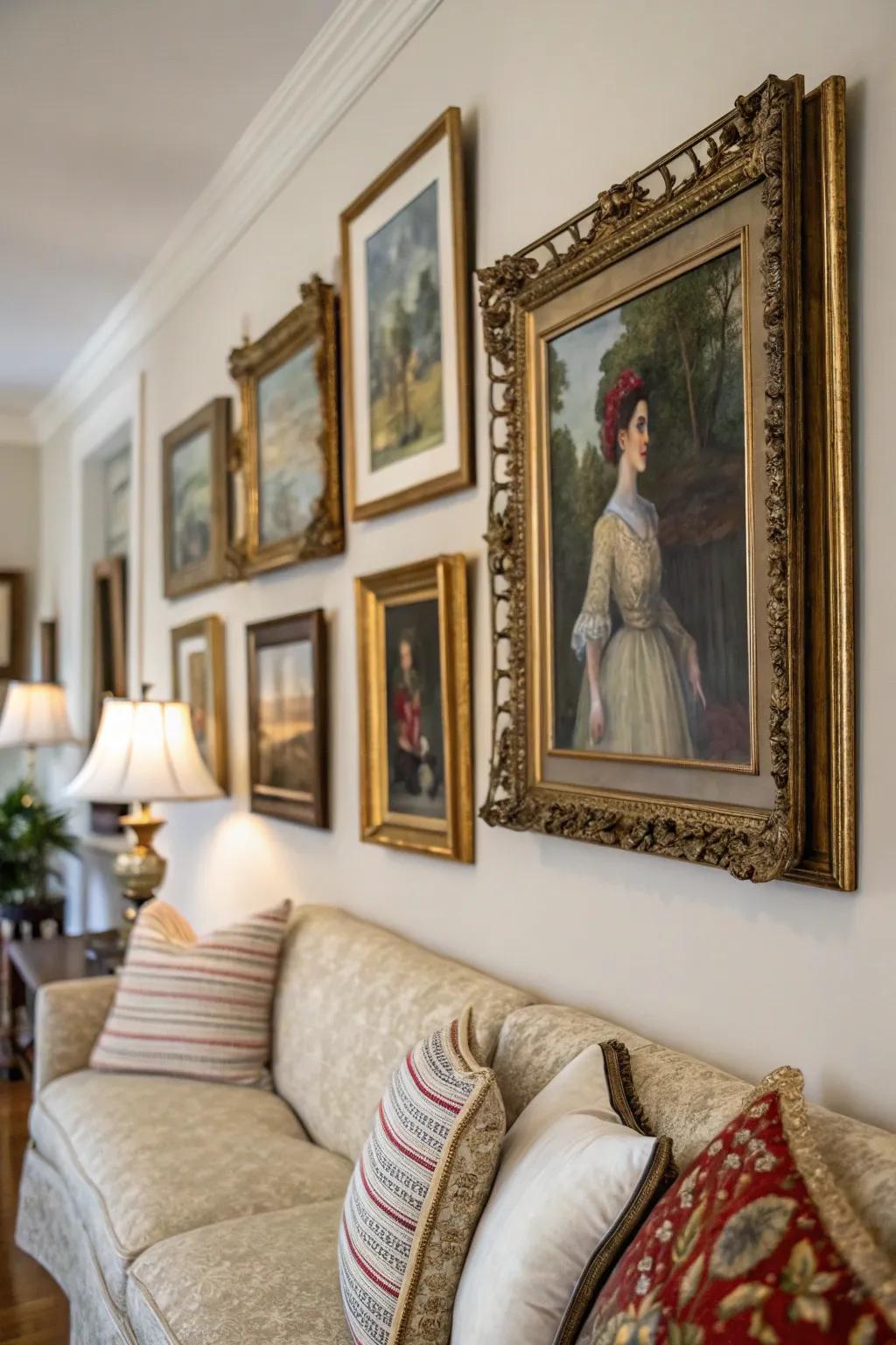 Timeless art introduces a sense of history and refinement to any setting.