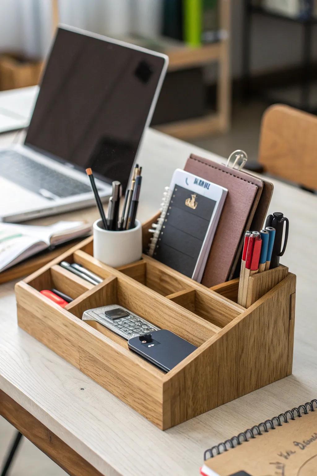 Enhance your productivity with well-sectioned holders.