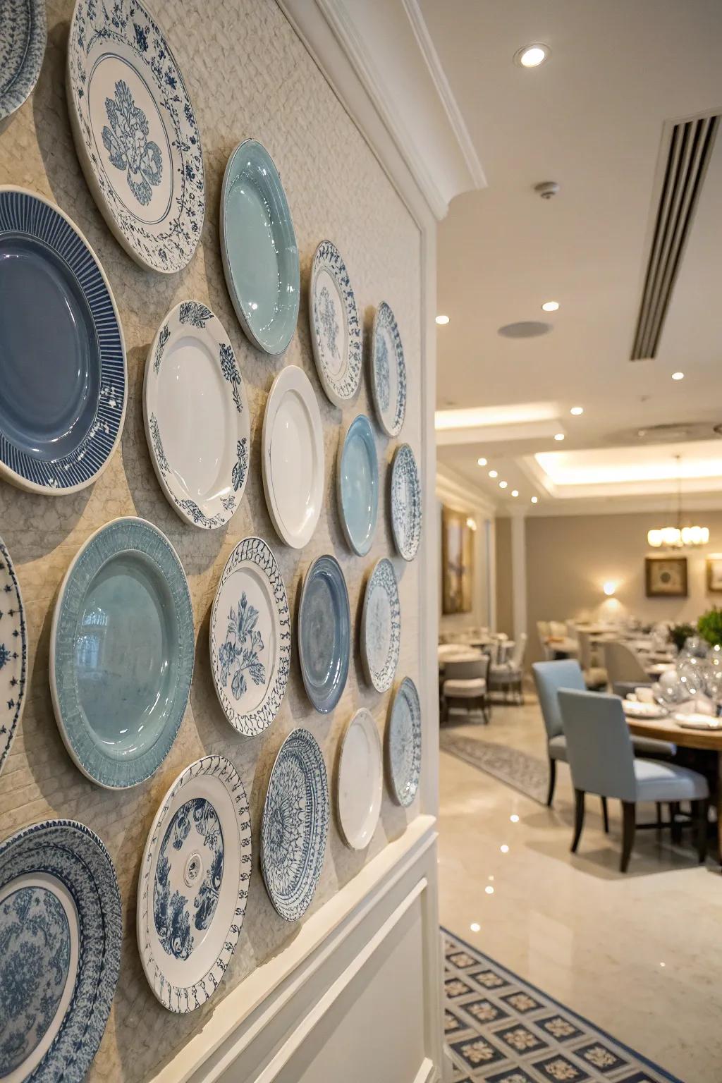 A carefully coordinated color arrangement brings sophistication and harmony.