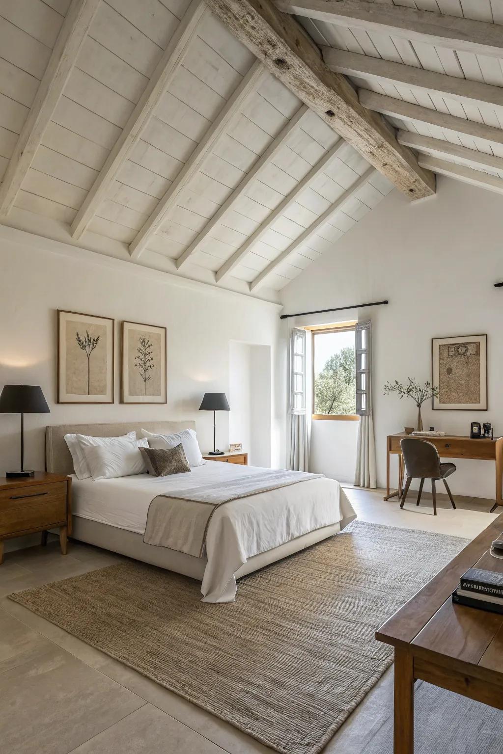 A generous space that promotes unrestricted movement and tranquility.