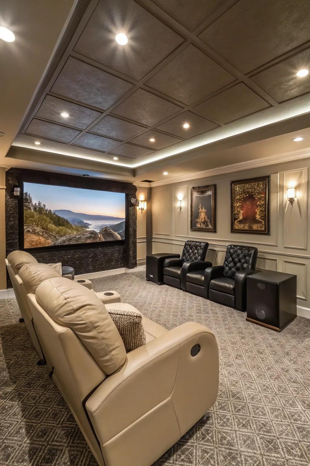 Bring the silver screen experience right into your dwelling.