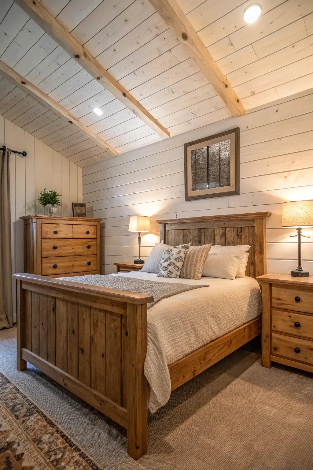 <strong><em>Shiplap</em></strong> walls introduce a delightful texture.” loading=”lazy” class=”pimg”>
</picture><figcaption><strong><em>Shiplap</em></strong> walls introduce a delightful texture.</figcaption></figure>
<p><strong><em>Shiplap</em></strong> walls are a quintessential element of farmhouse design, adding both visual interest and a sense of home. I once assisted a client with installing shiplap in her bedroom, and it instantly created an atmosphere of comfort and consistency.</p>
<h3>Maybe worth checking out:</h3>
<ul class=