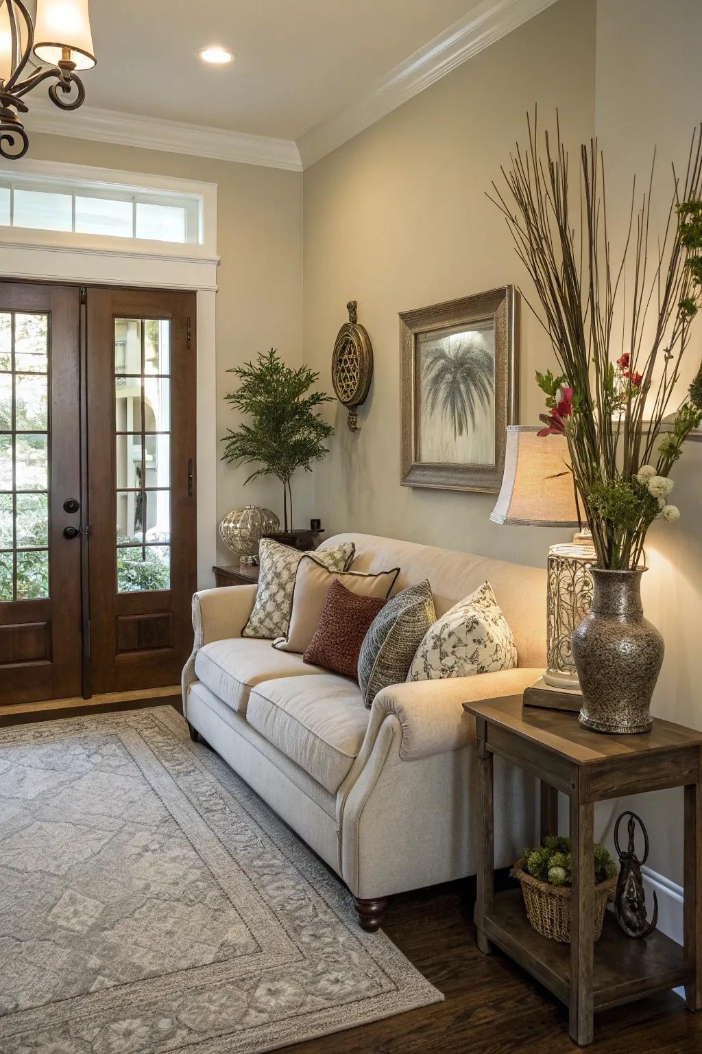 Position your sofa to welcome energy and guests with open arms.