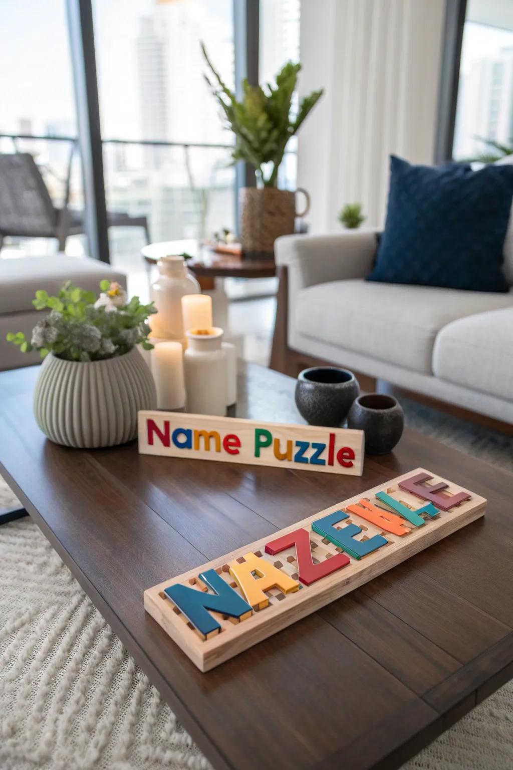A customized name sorter turns learning into fun and games.