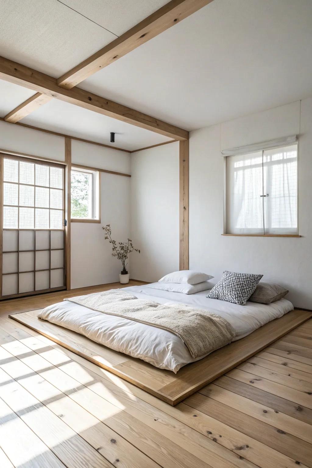 With minimalist decorating, even the smallest room can feel more open and inviting.