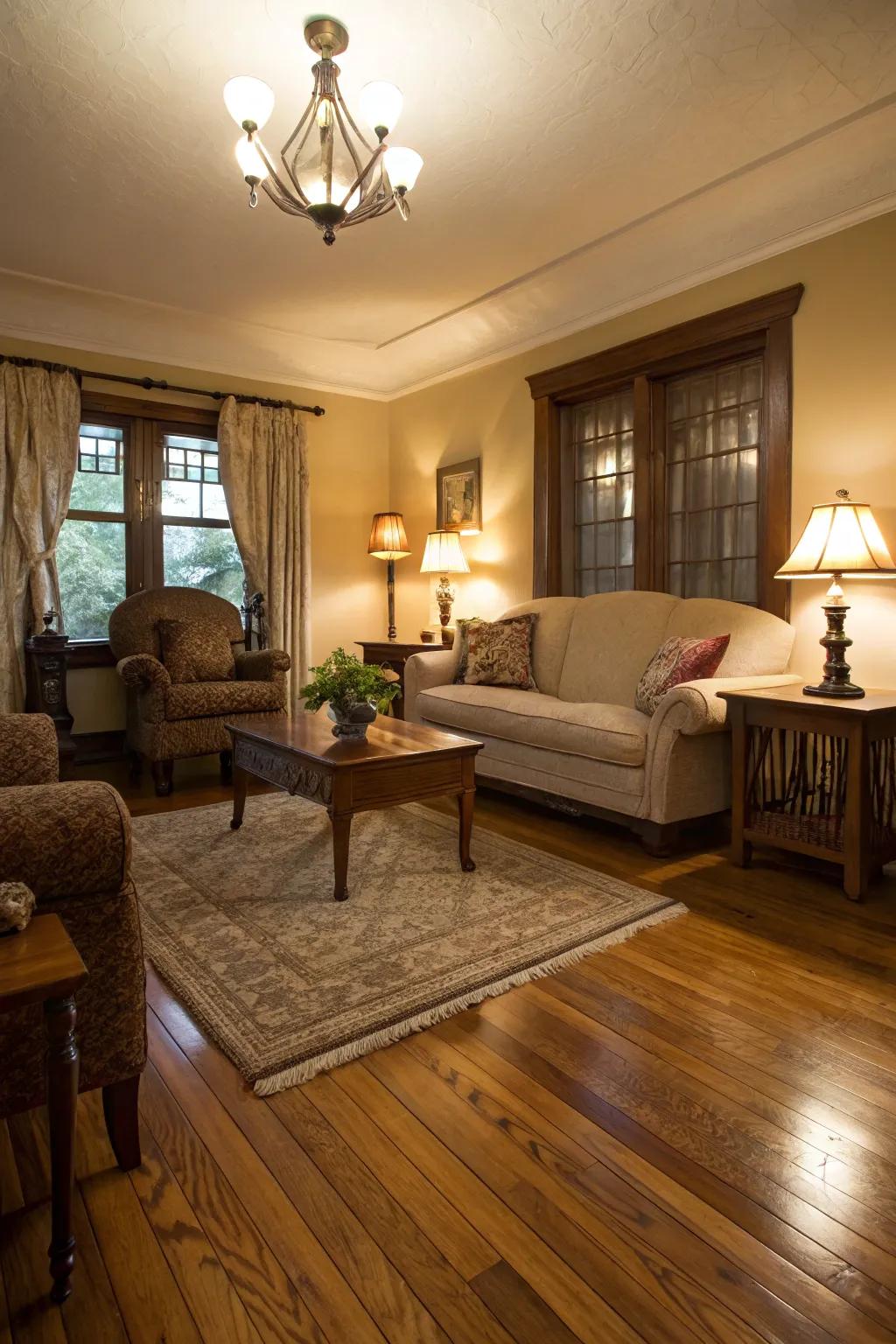 Reviving old hardwood floors uncovers their inherent charm and uniqueness.
