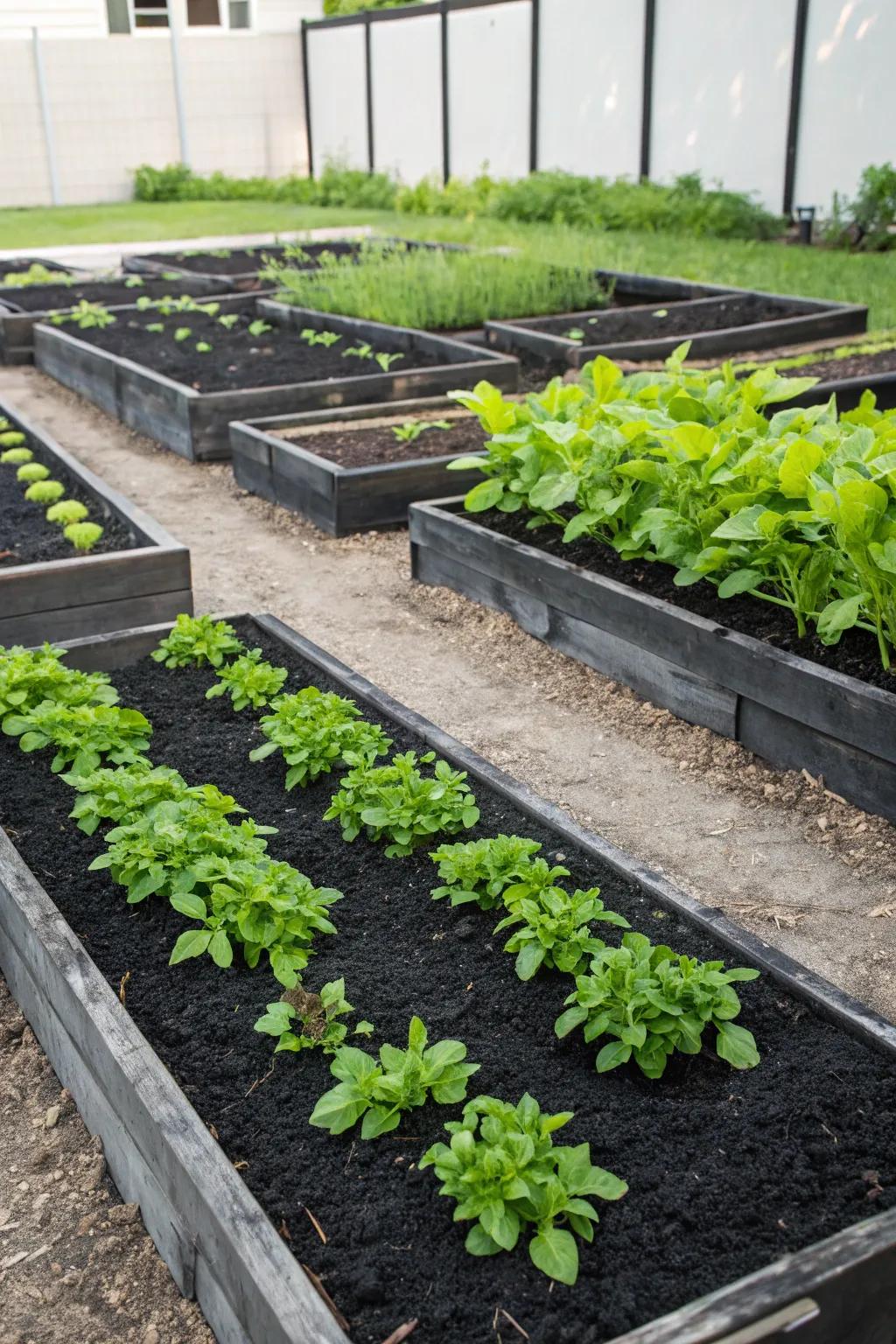 Sharp borders and vibrant greens to make your garden shine.