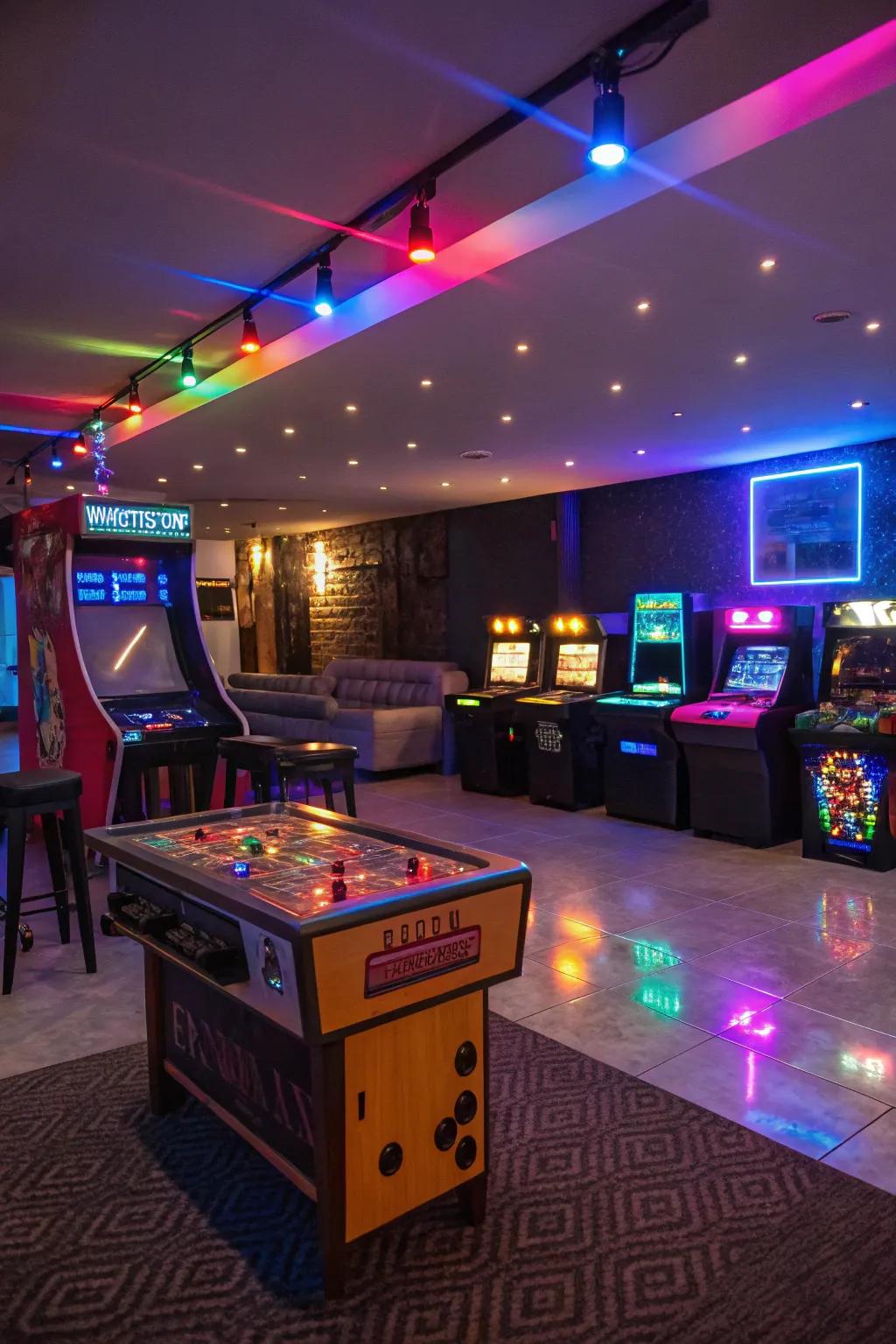 LED lights can craft the perfect environment for an engaging gaming adventure.