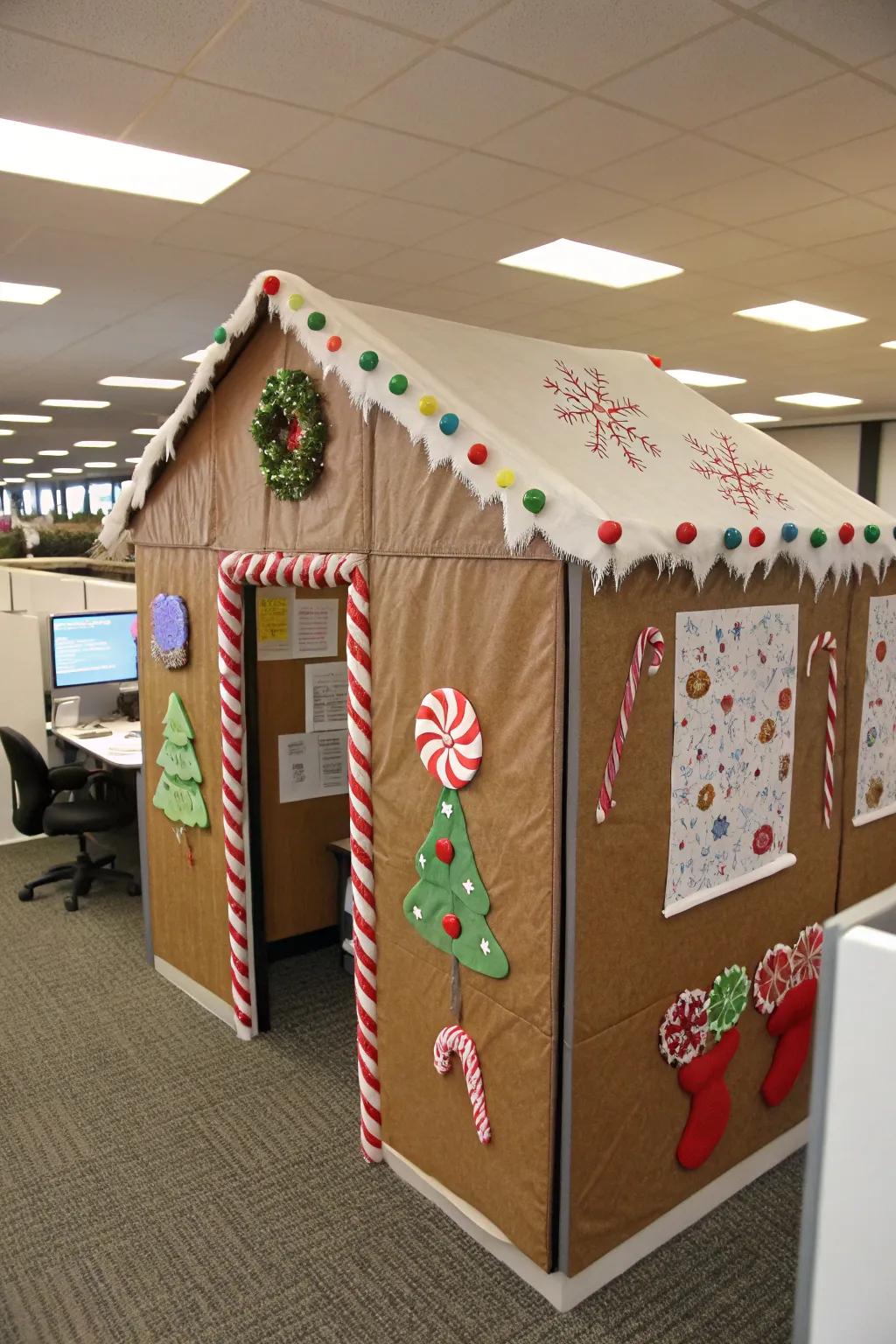 Bring the enchantment of gingerbread to your office.