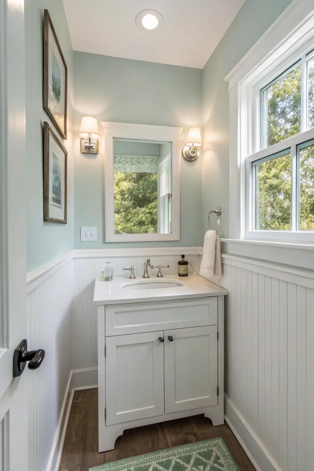 A fresh paint job can completely revolutionize your powder room.