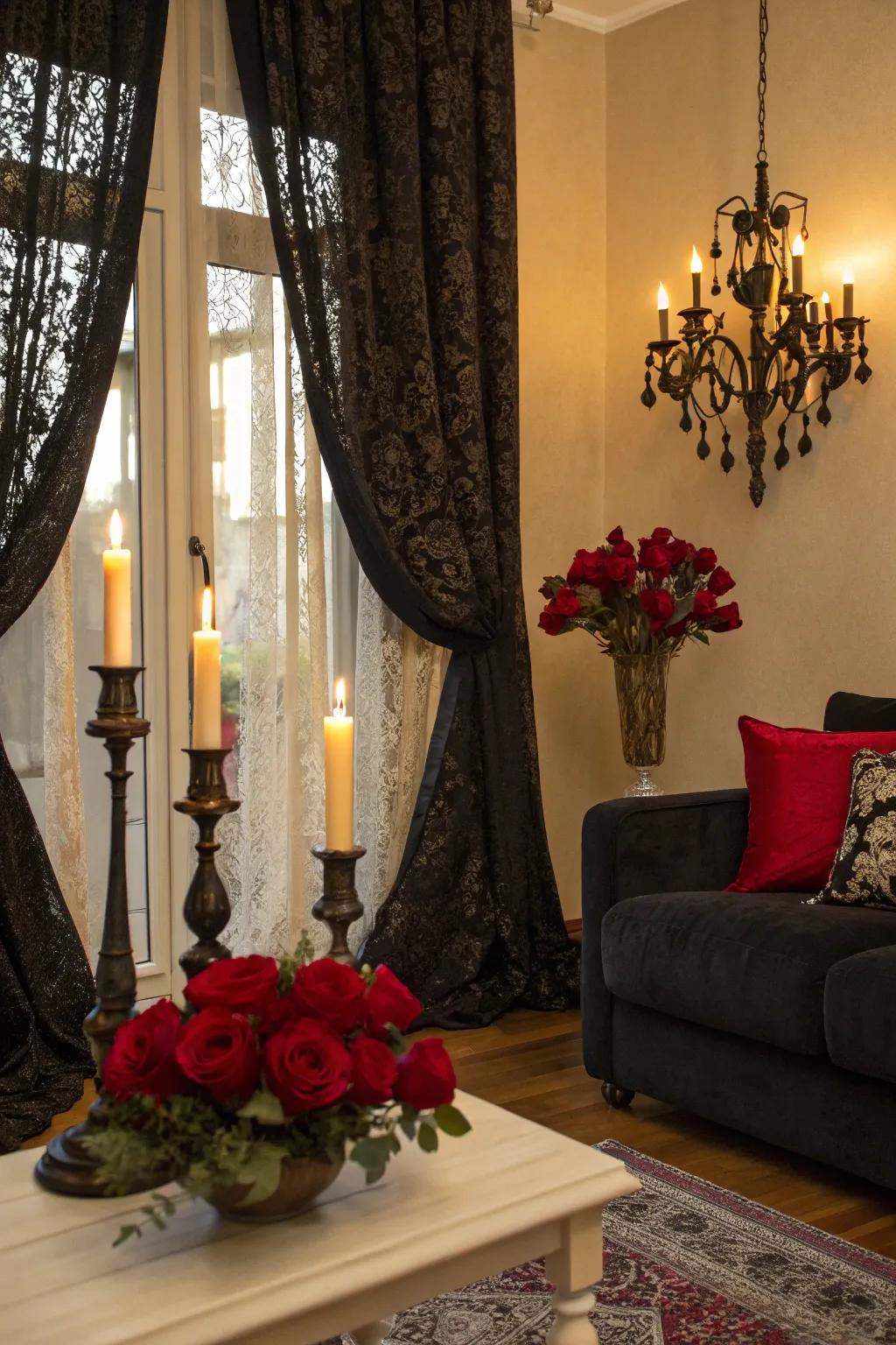 Refashion your space with Dark Age finesse for a polished Halloween aesthetic.