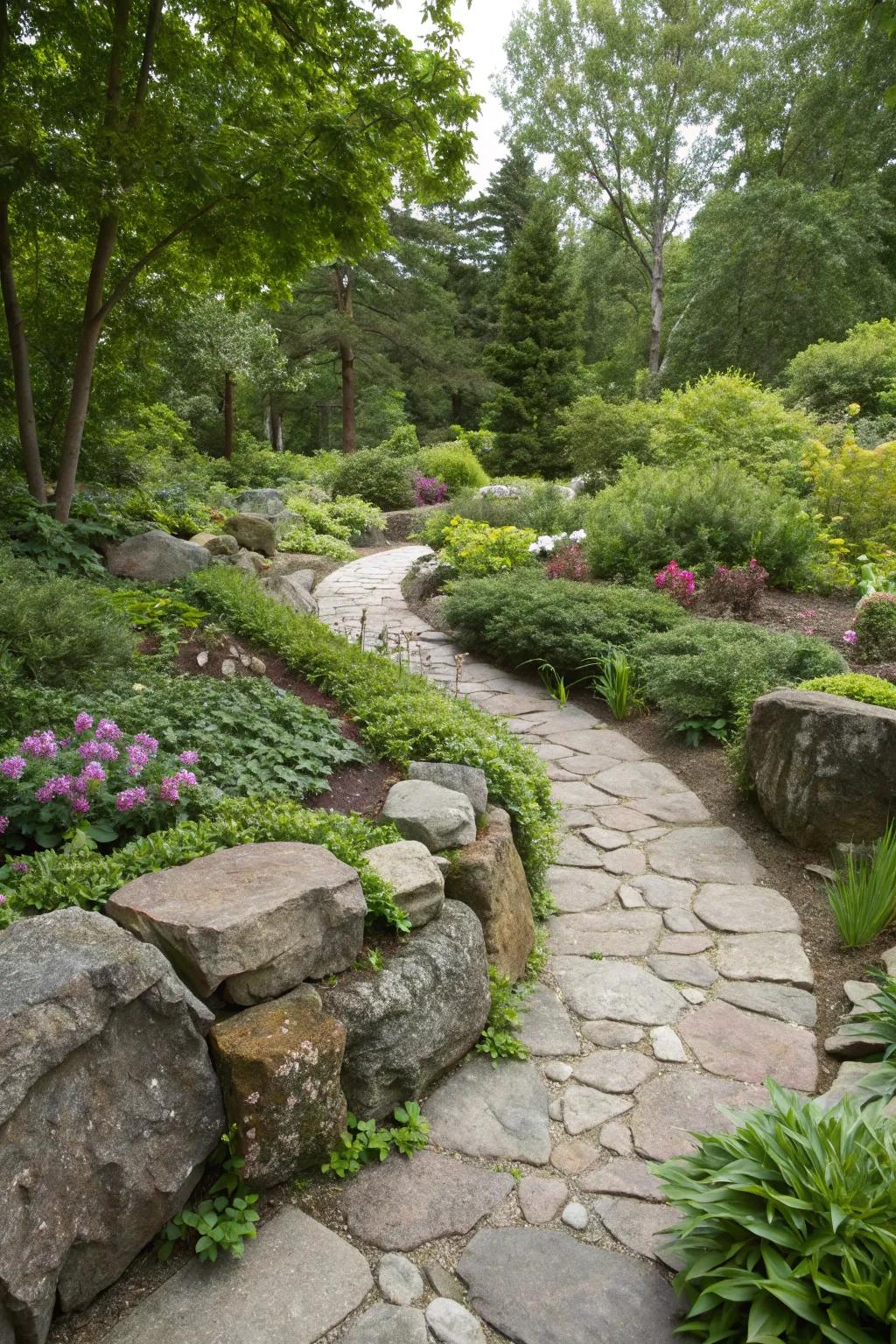 Pebble gardens provide an economical and natural approach to beautifying your yard.
