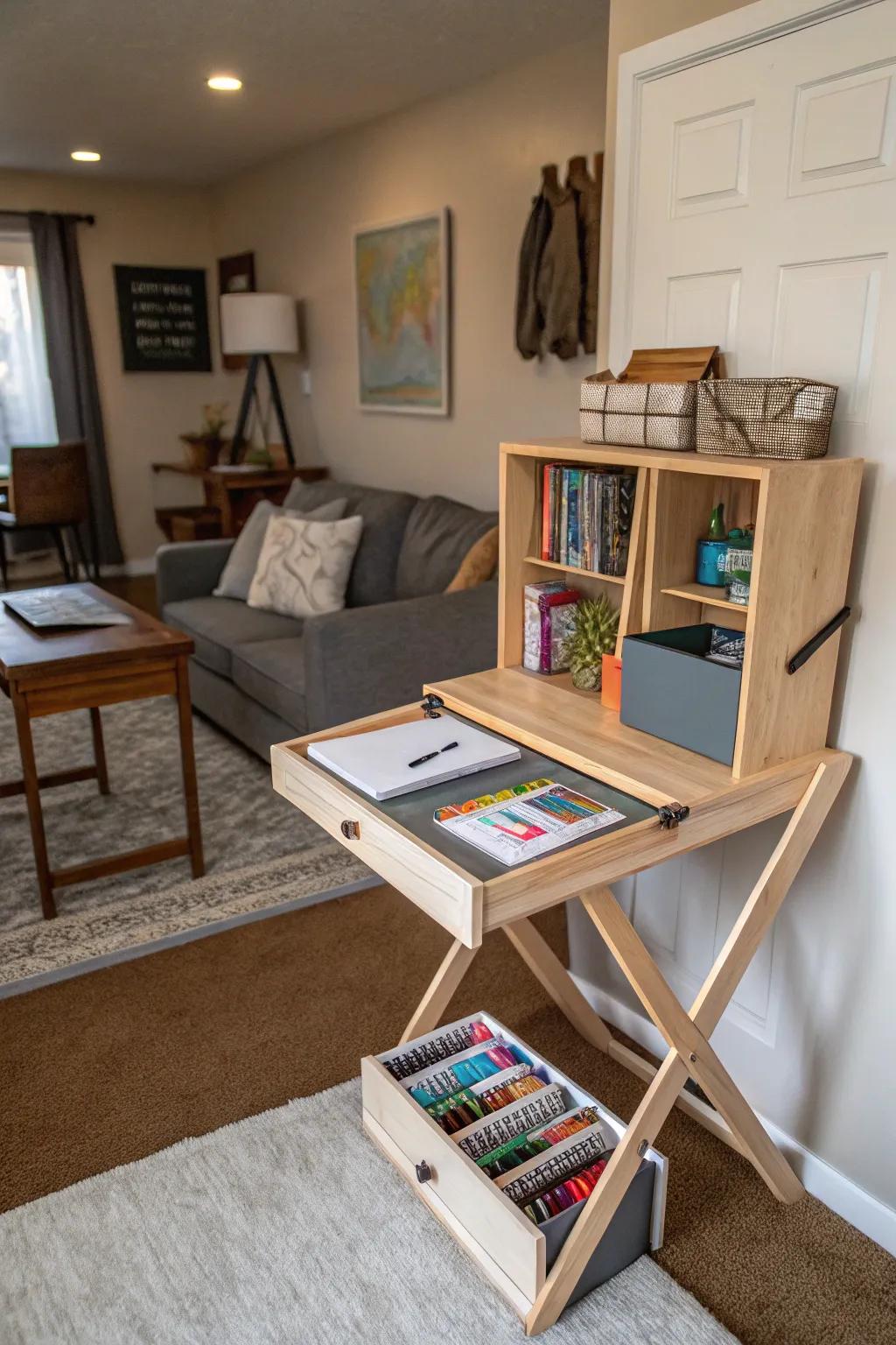 Multi-functional pieces ensure your homeschool area remains organized and effective.