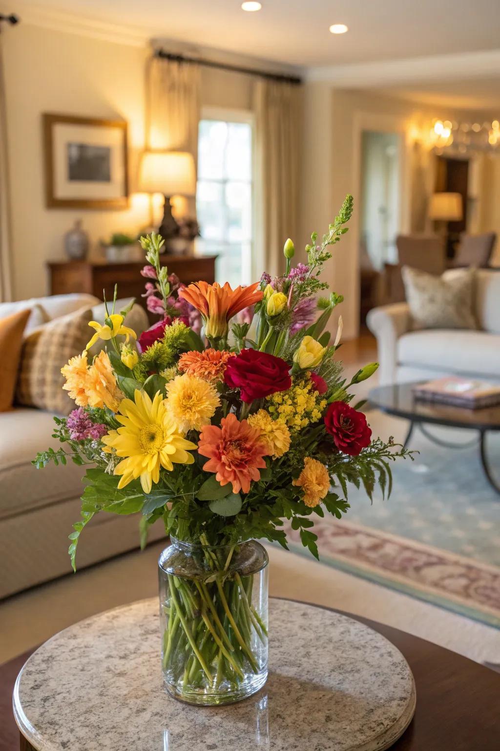 Lush floral displays inject vitality and color into any space.