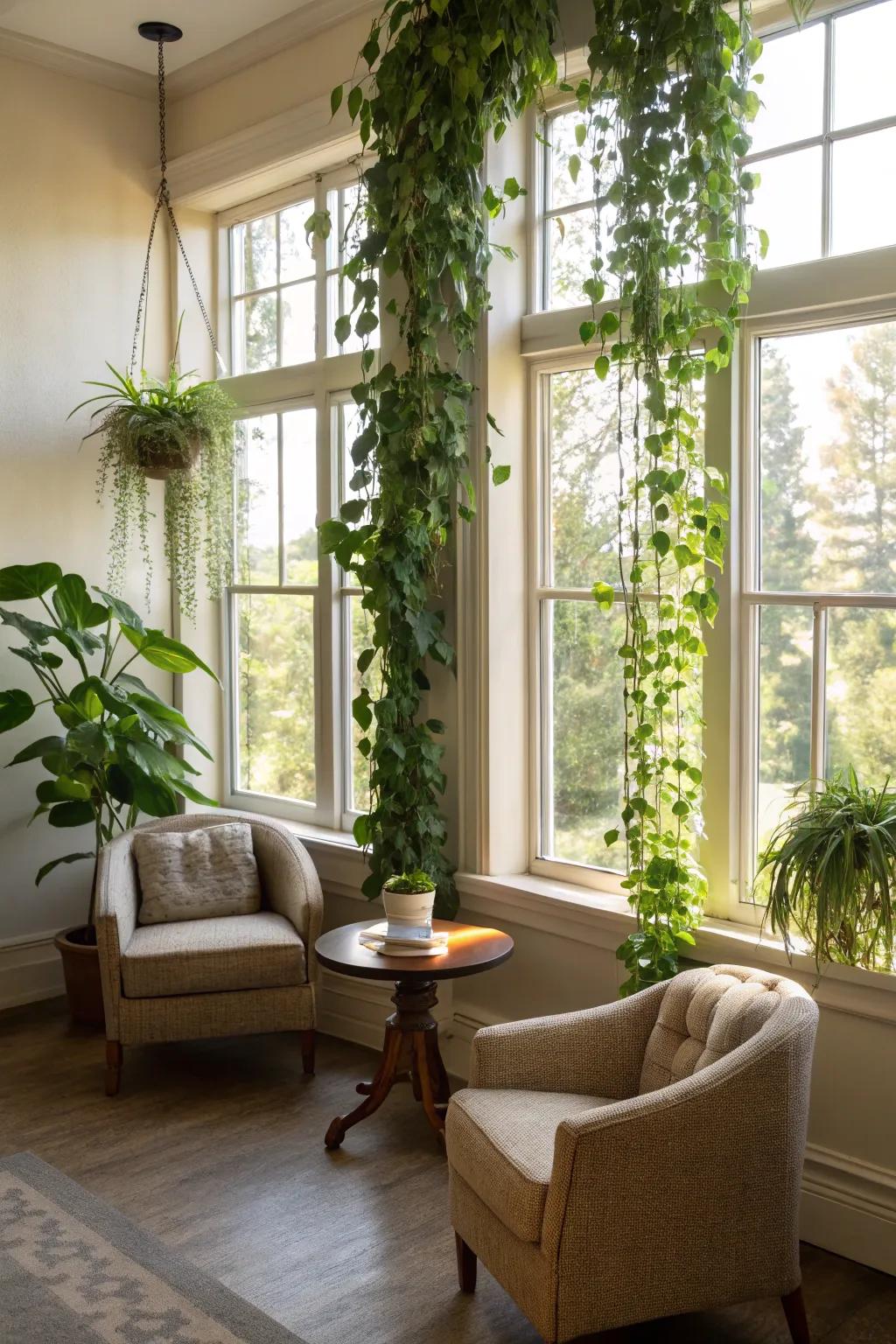 Add brightness to your home with a full plant corner.