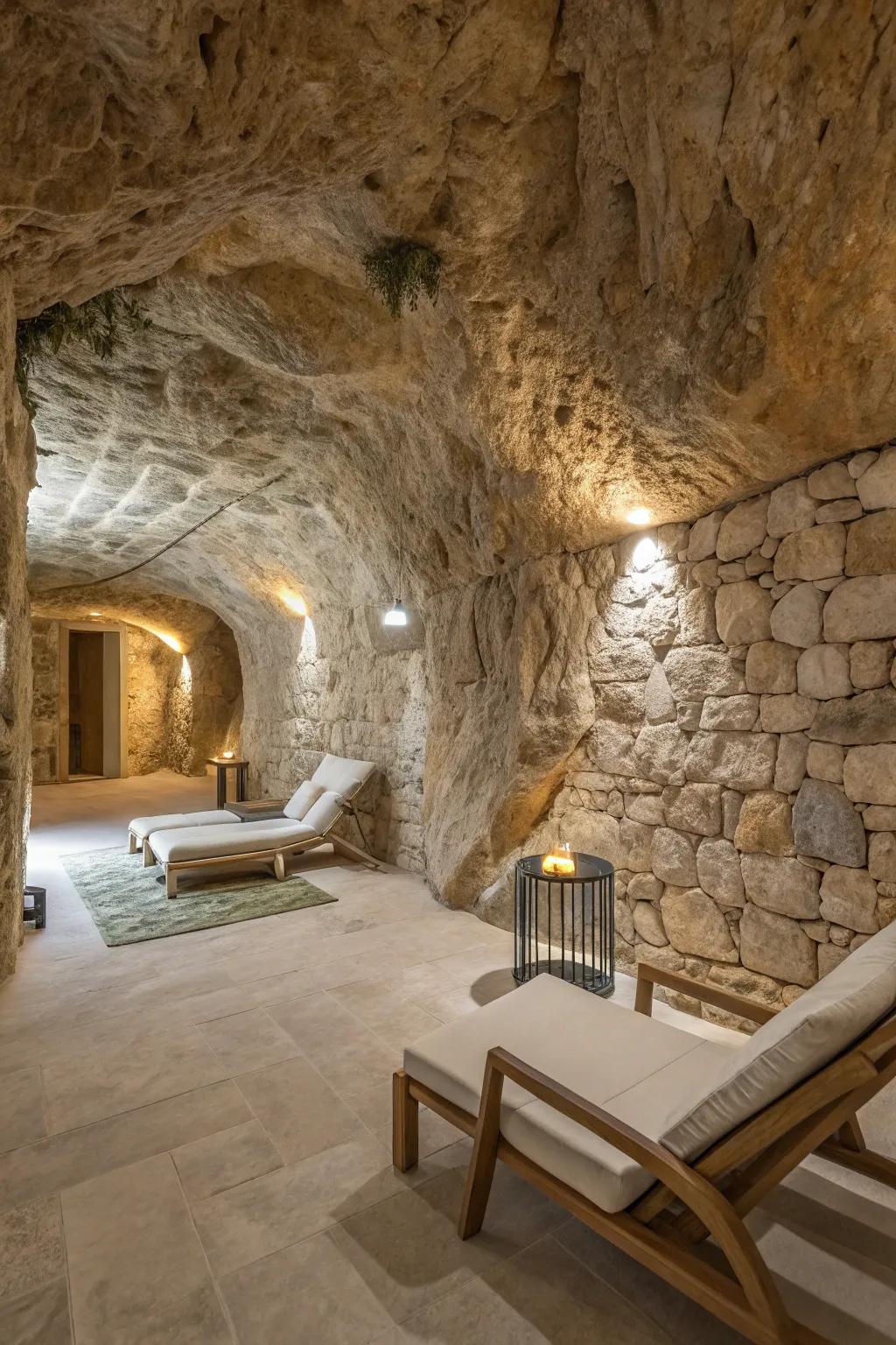 Capture rock's allure to enrich your subterranean realm.