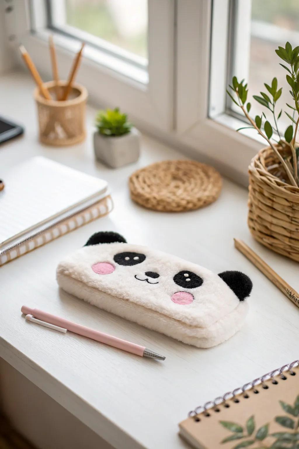 Boost your desk space with a hint of kawaii charm and subtle sophistication.