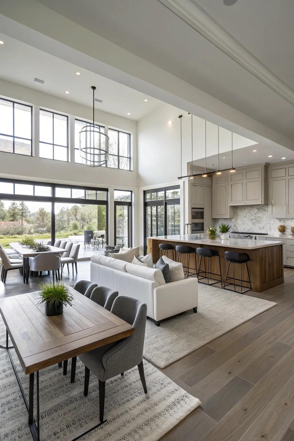 Open-concept living area designed to enhance flow and interaction.