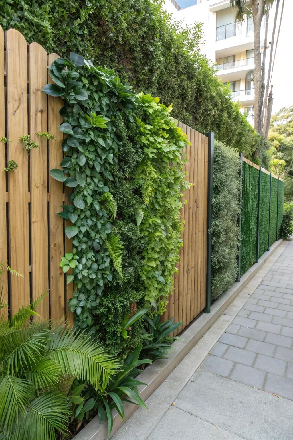 Upright gardens give any space height and texture.
