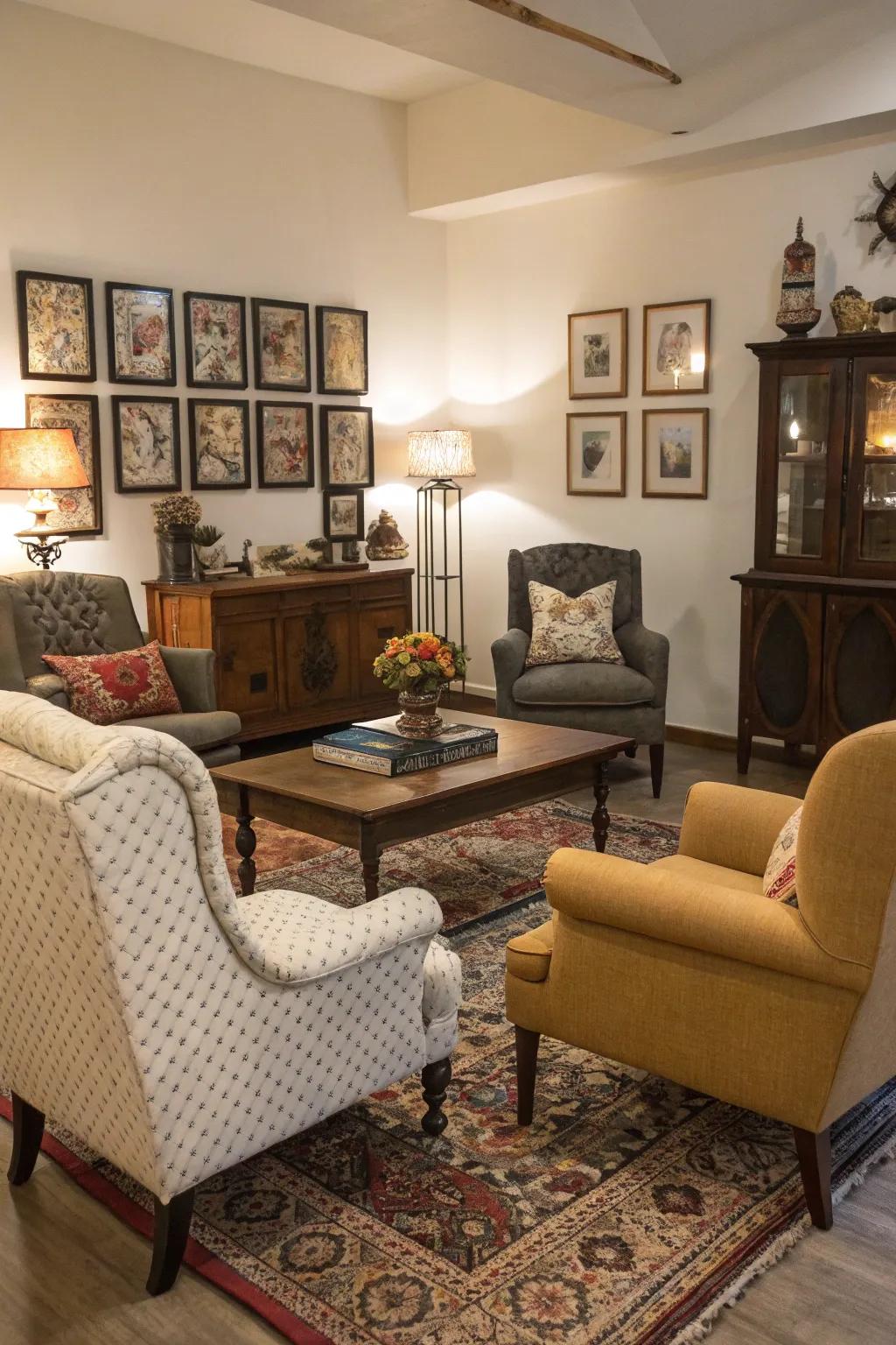 Integrate various chair designs for a tailored aesthetic.