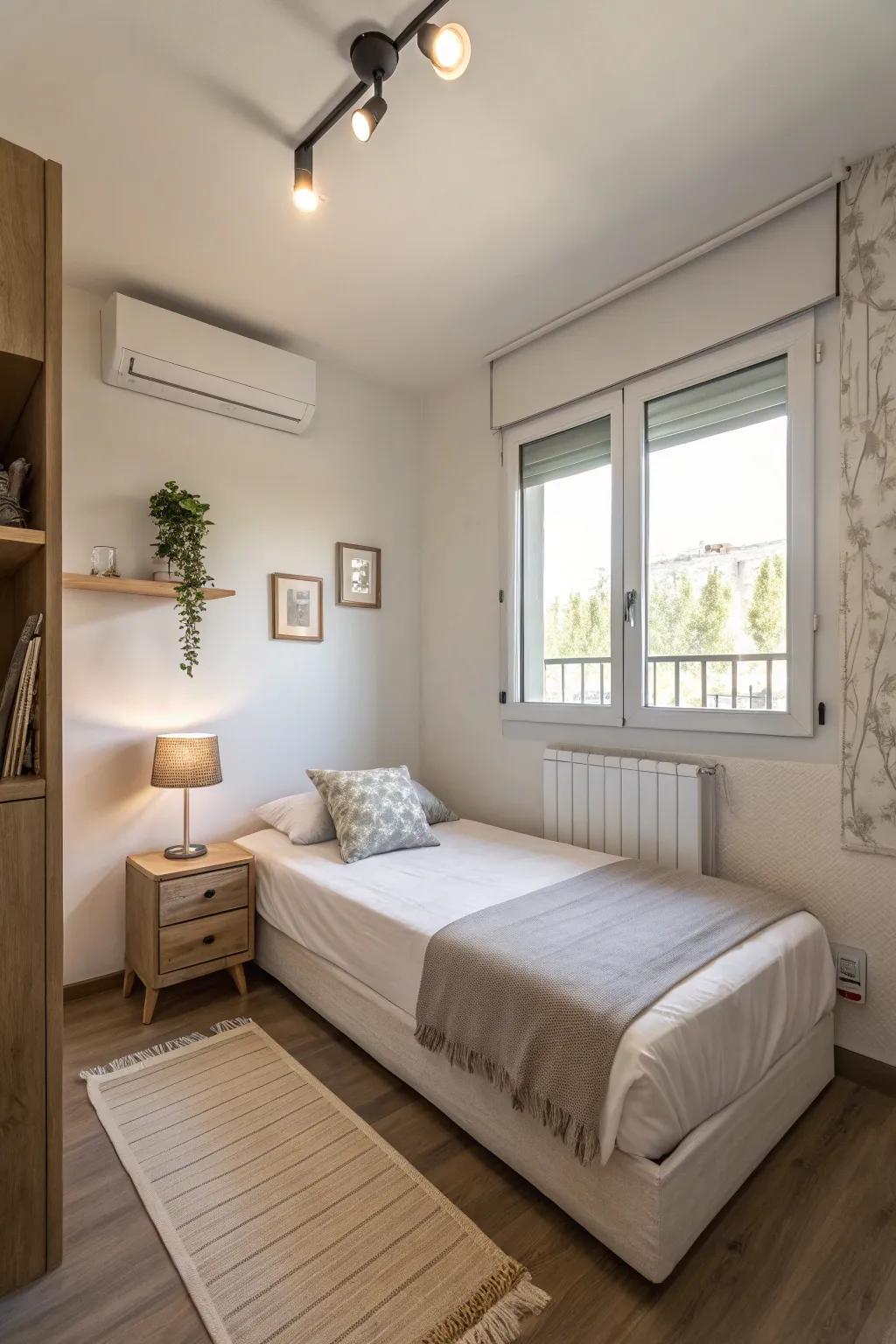 Simple designs make the most of space and calm.