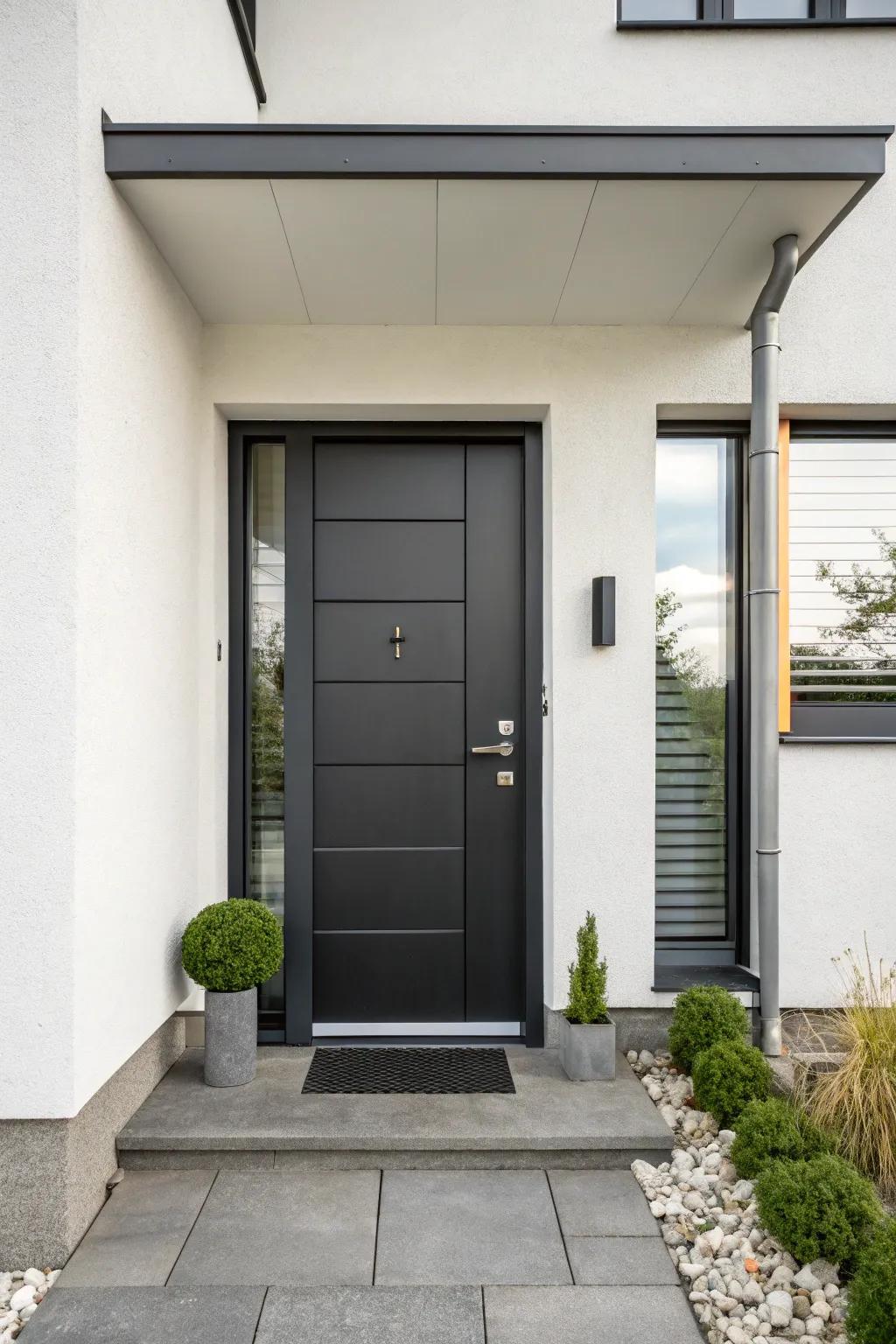 Celebrate effortlessness with a stripped-back front door aesthetic.