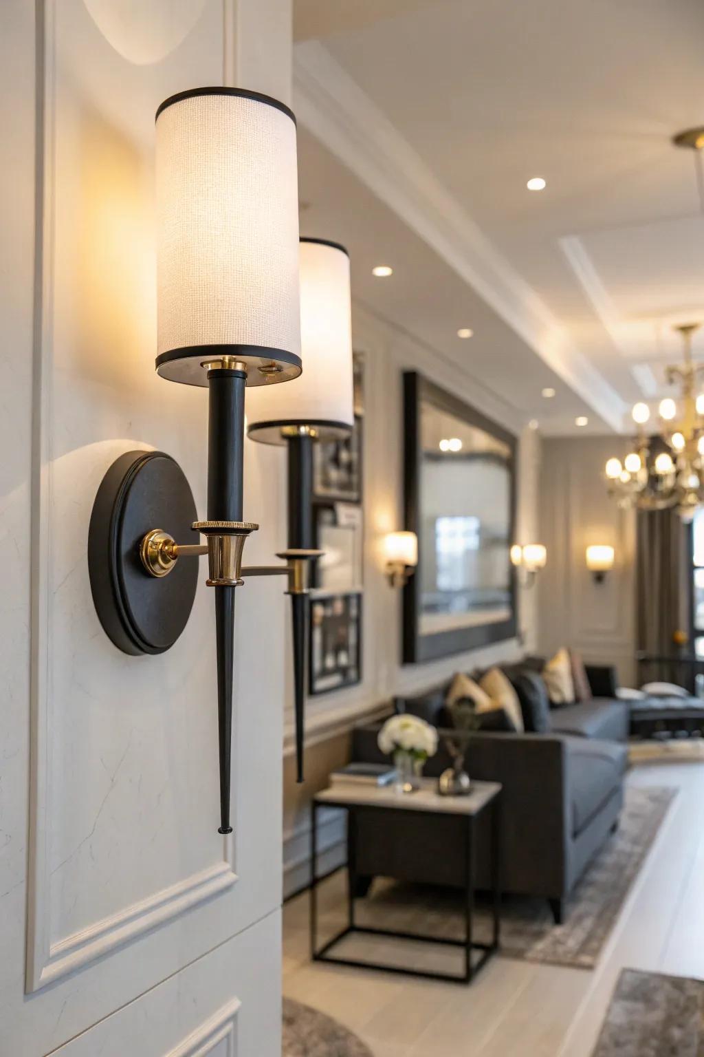 Refined metallic accents can effortlessly infuse a modern vibe into your decor.