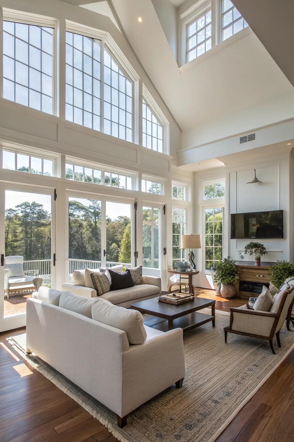 Savor the spaciousness and smooth transition of an open layout.
