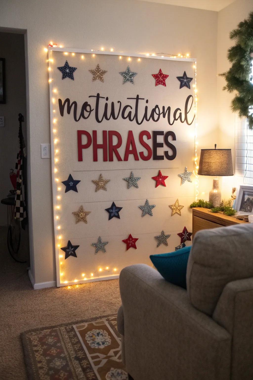 Motivational phrases to inspire your New Year.