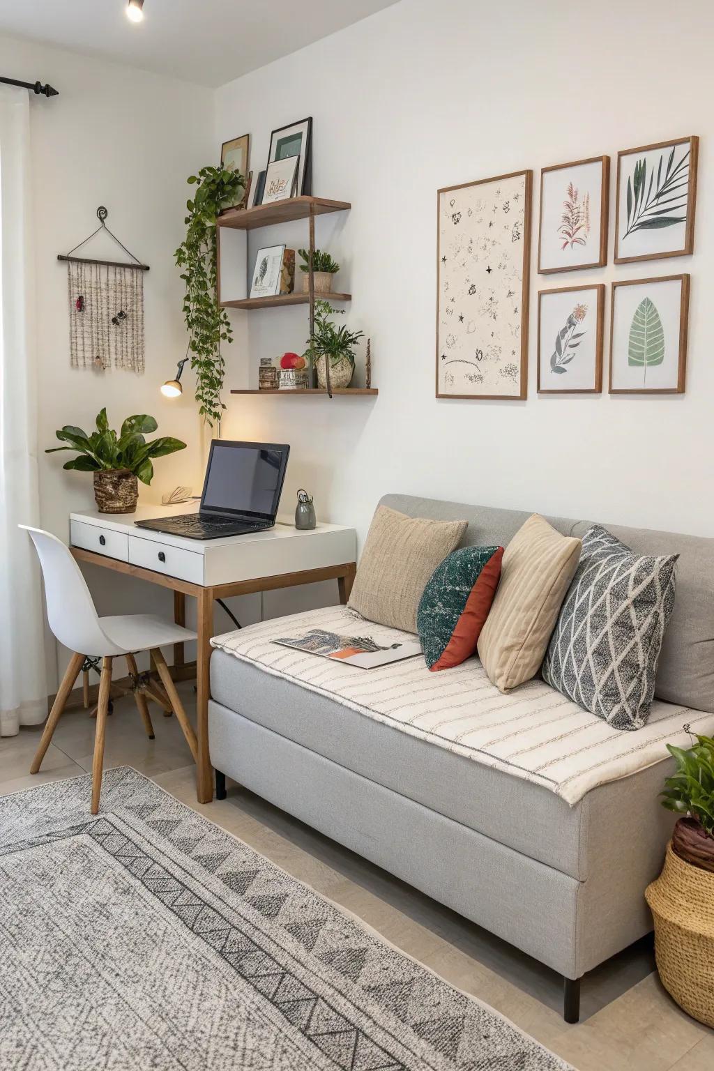 Effective furniture options that increase space and practicality.