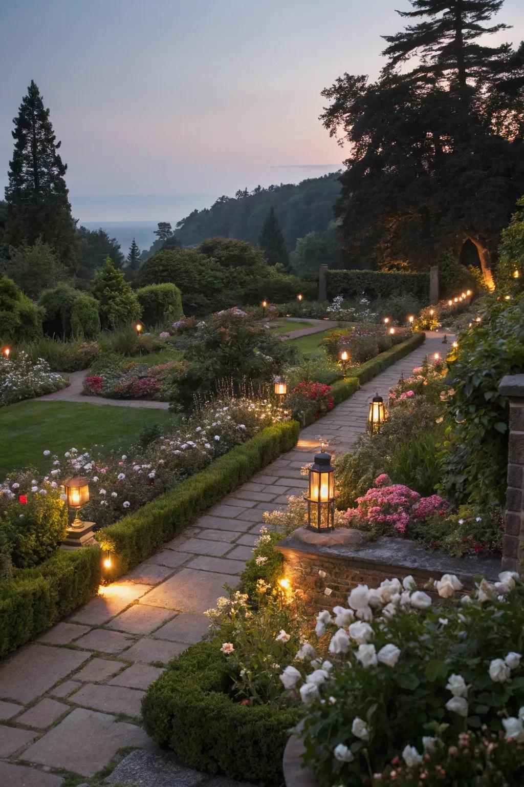 Illuminate your garden with captivating solar highlights.