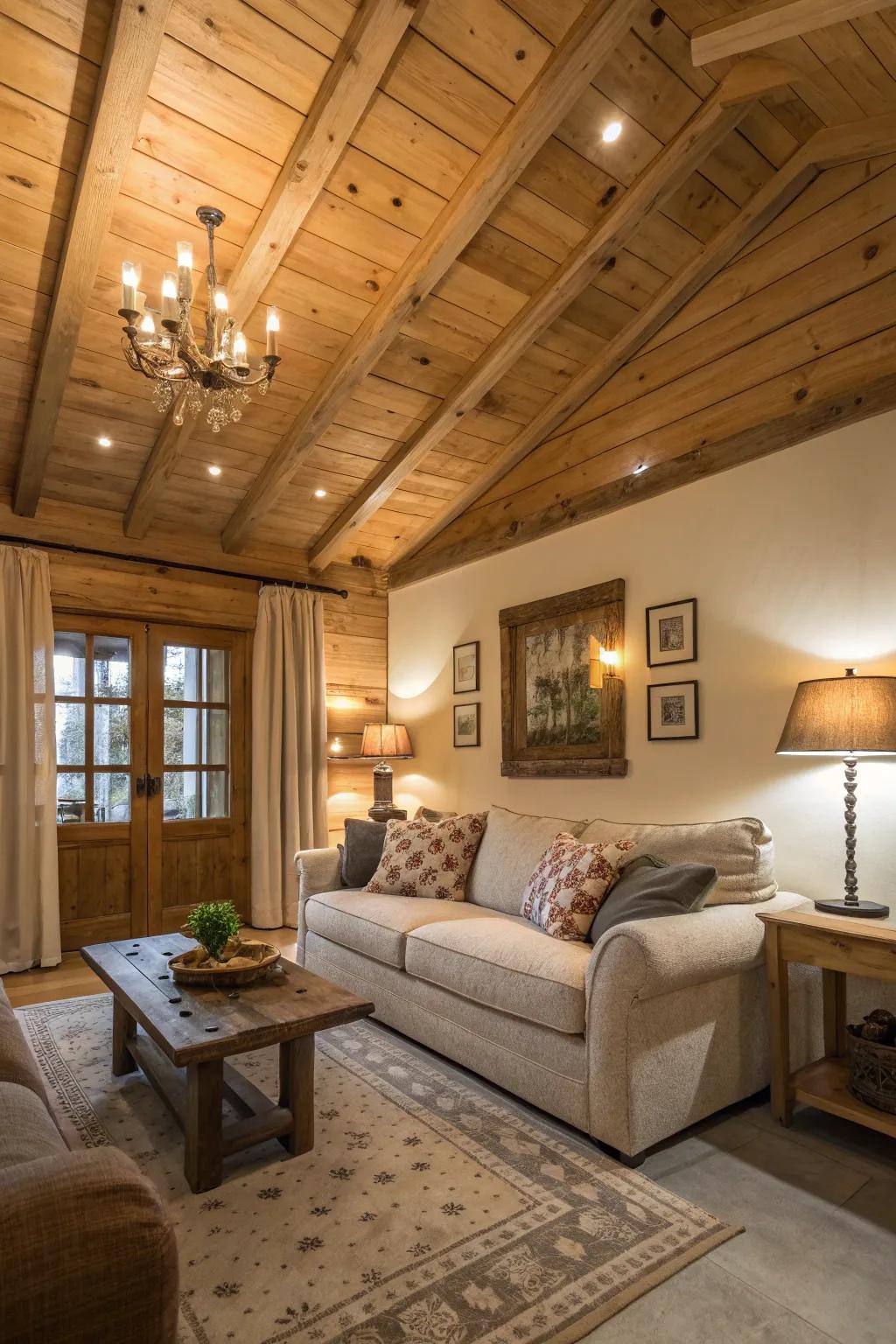 Wood surfaces contribute warmth and character to any setting.