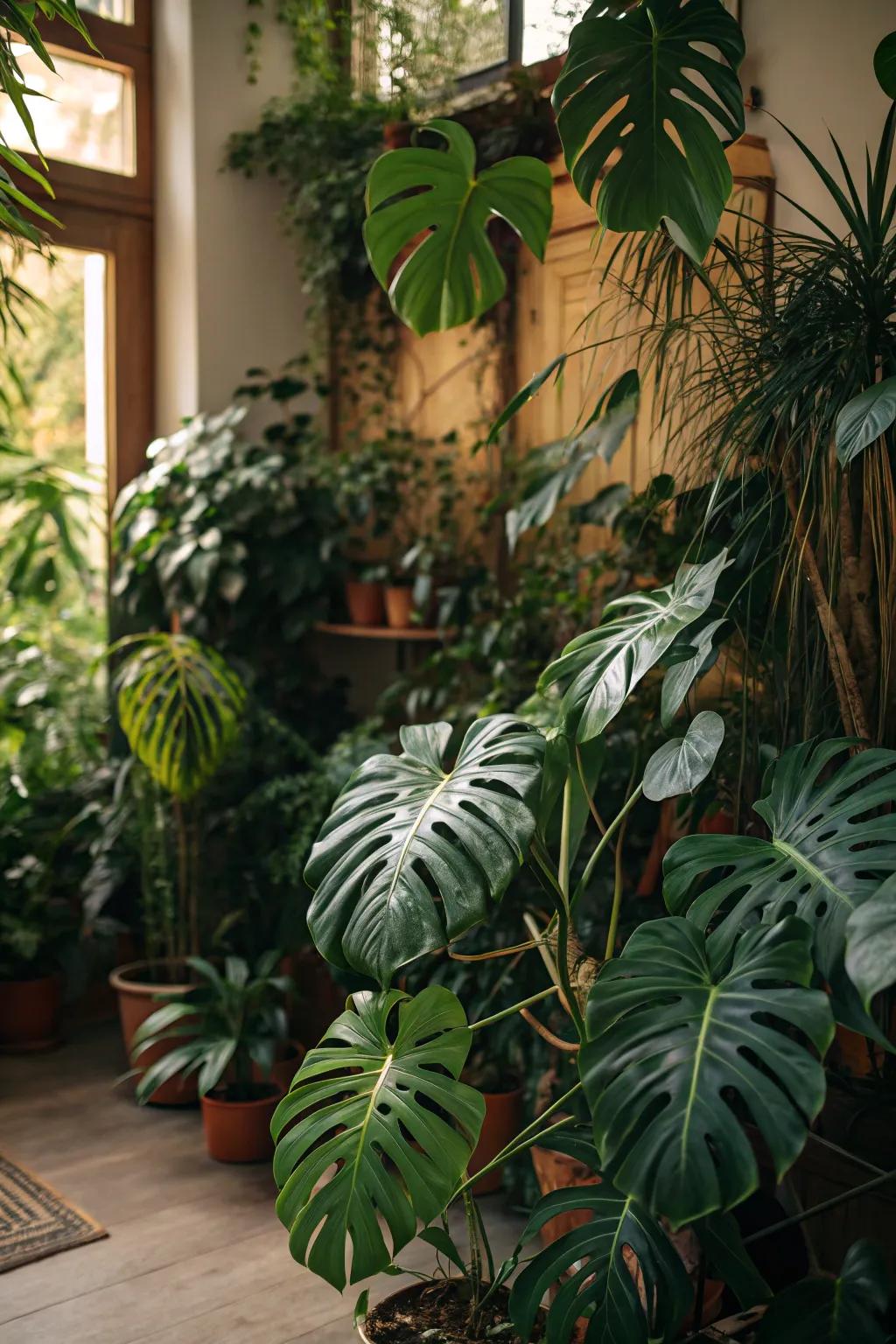 Lose yourself in your very own personal indoor forest.