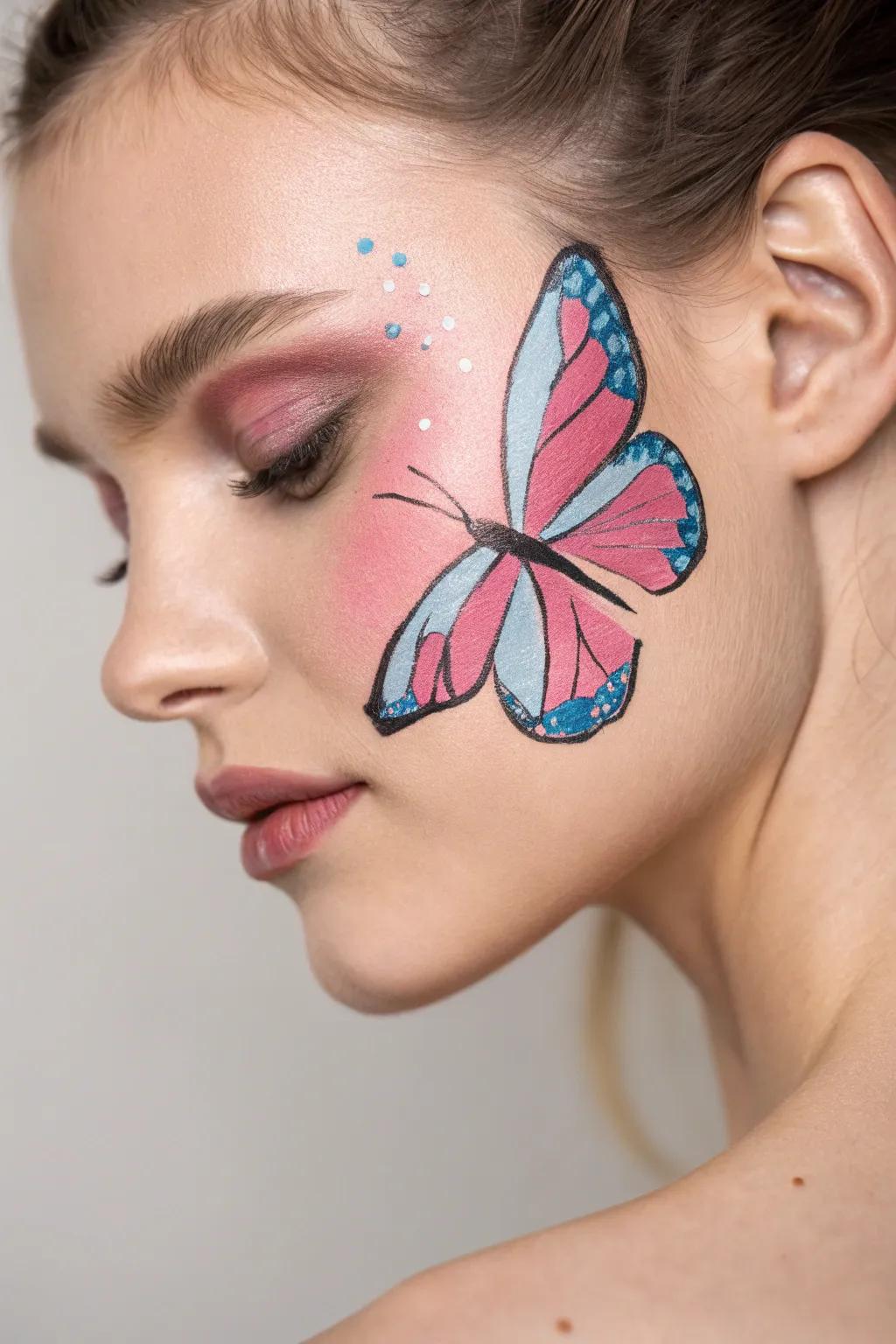 Appreciate the simplicity and grace of a classic butterfly visage design&mdash;ideal for lending an air of fanciful charm to any gathering.