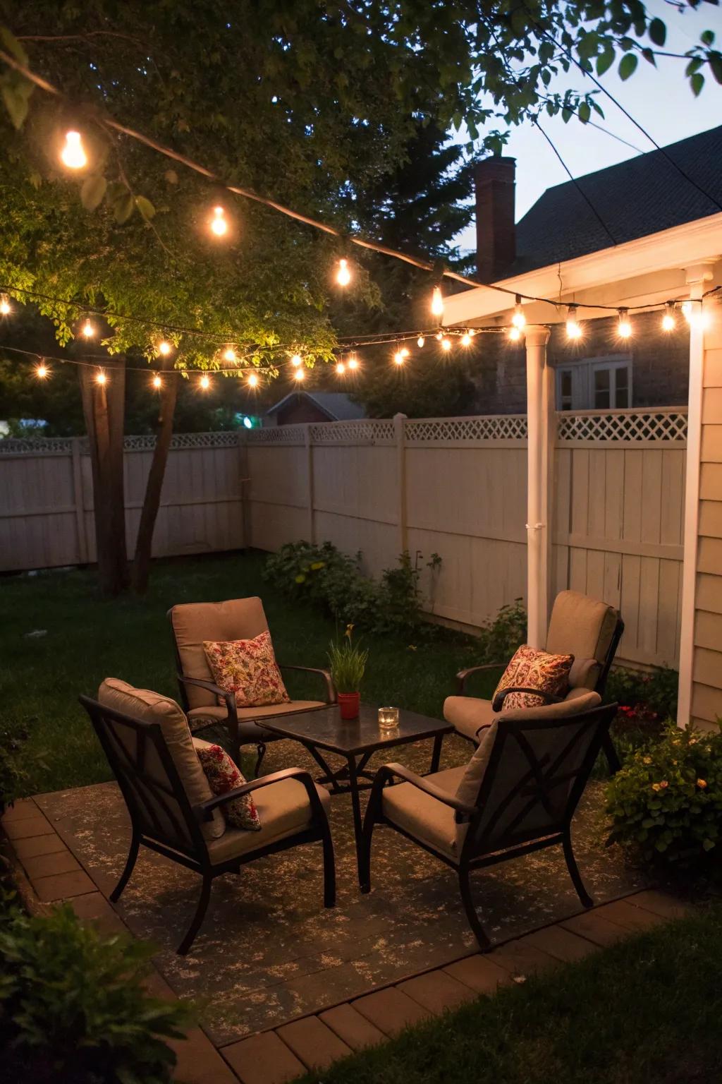 A comfortable seating area that is amazing for both relaxing and socializing.