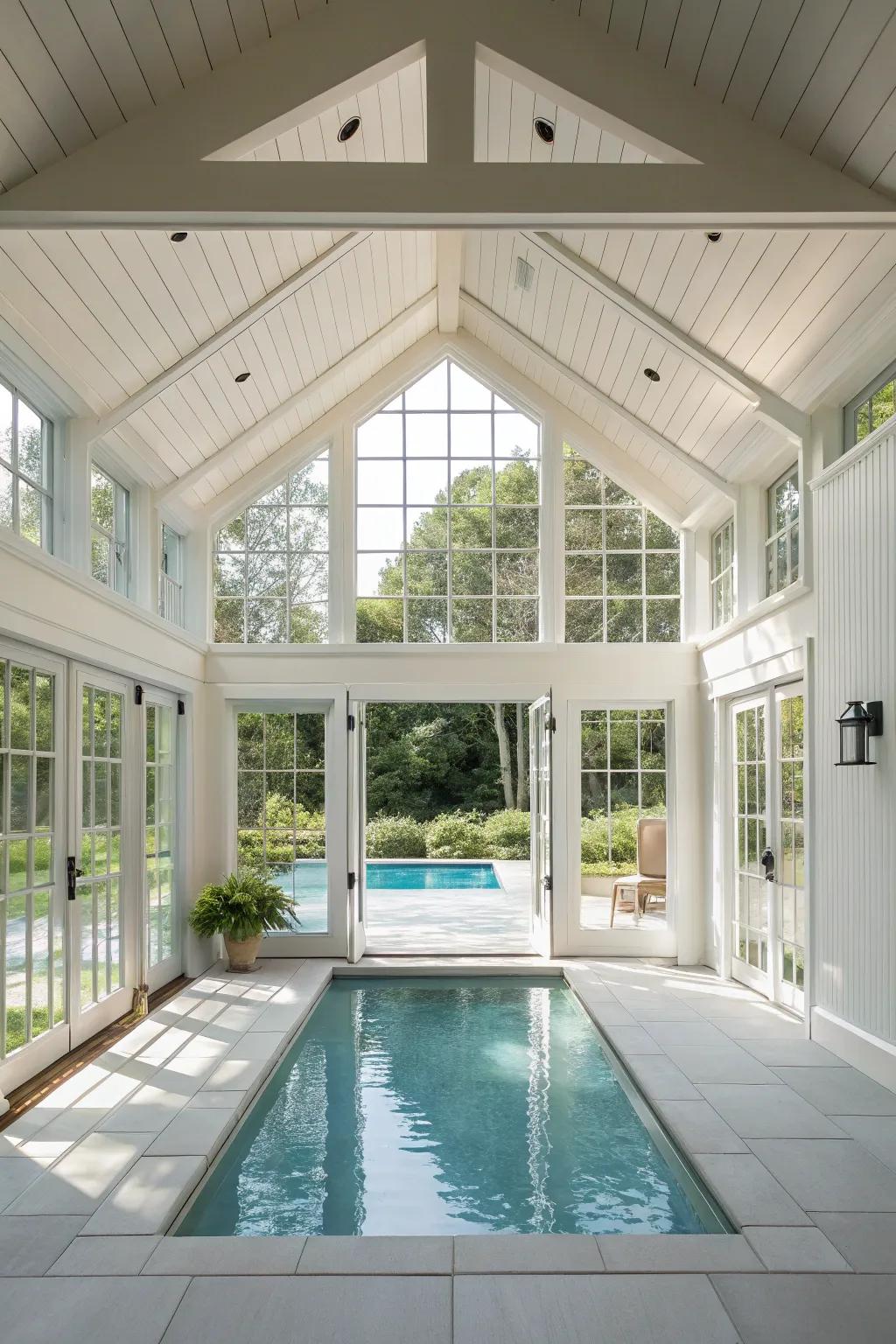A spacious and breezy layout featuring ample natural light from large windows.