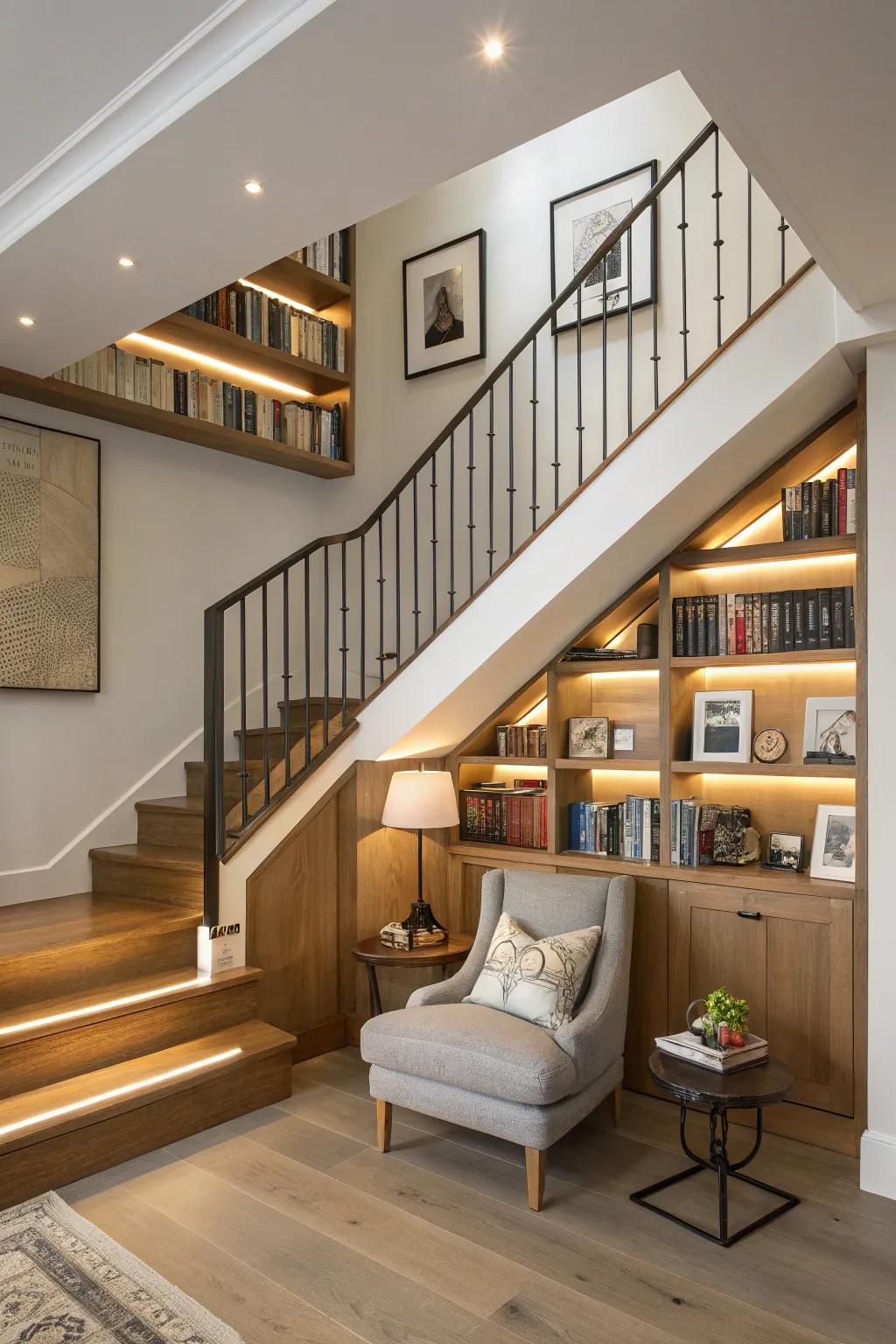 Unlock the potential of your home with ingenious under-stair storage solutions.