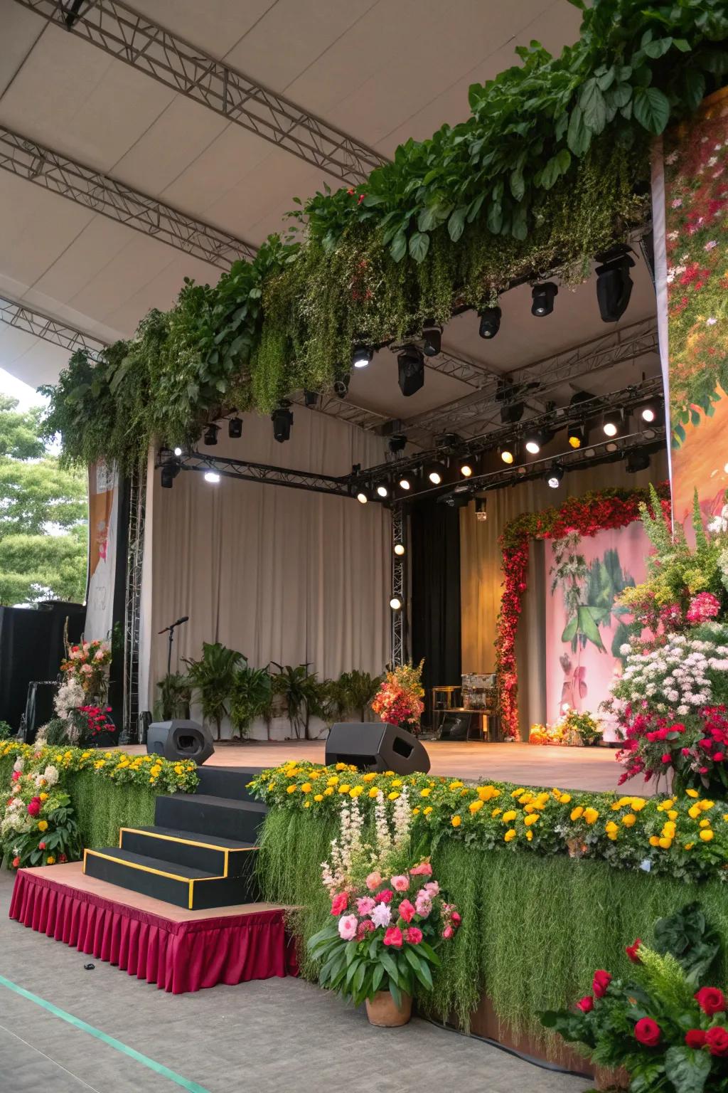 A floral paradise that charms the senses with its vibrant shades.