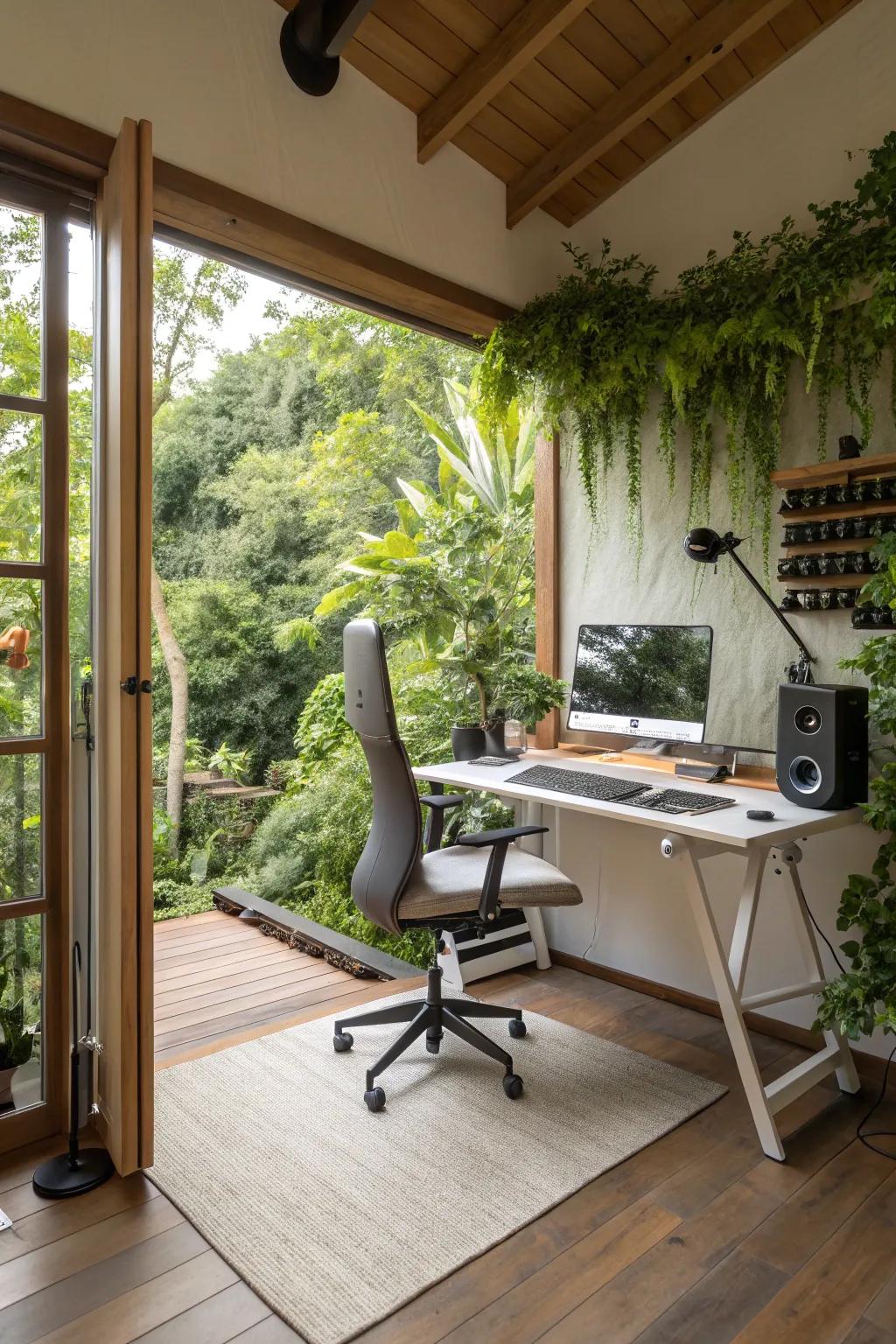 A comfortable workspace is essential for unlimited creative potential.